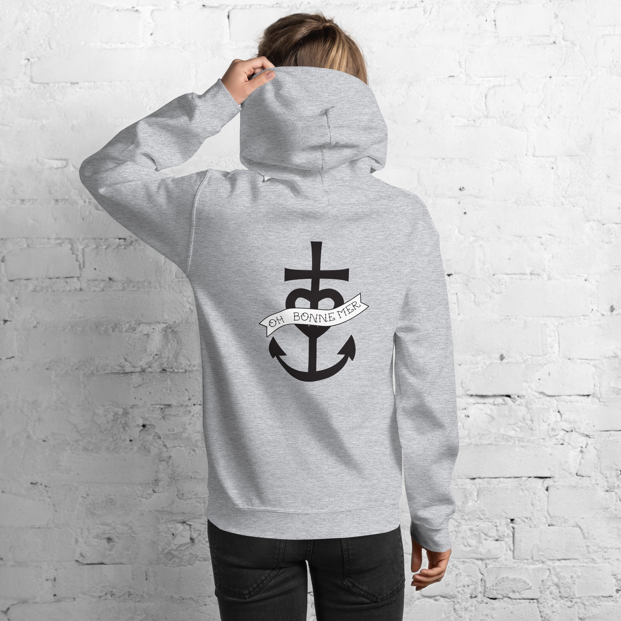 Unisex Hoodie Oh Bonne Mer 1 (front & back)