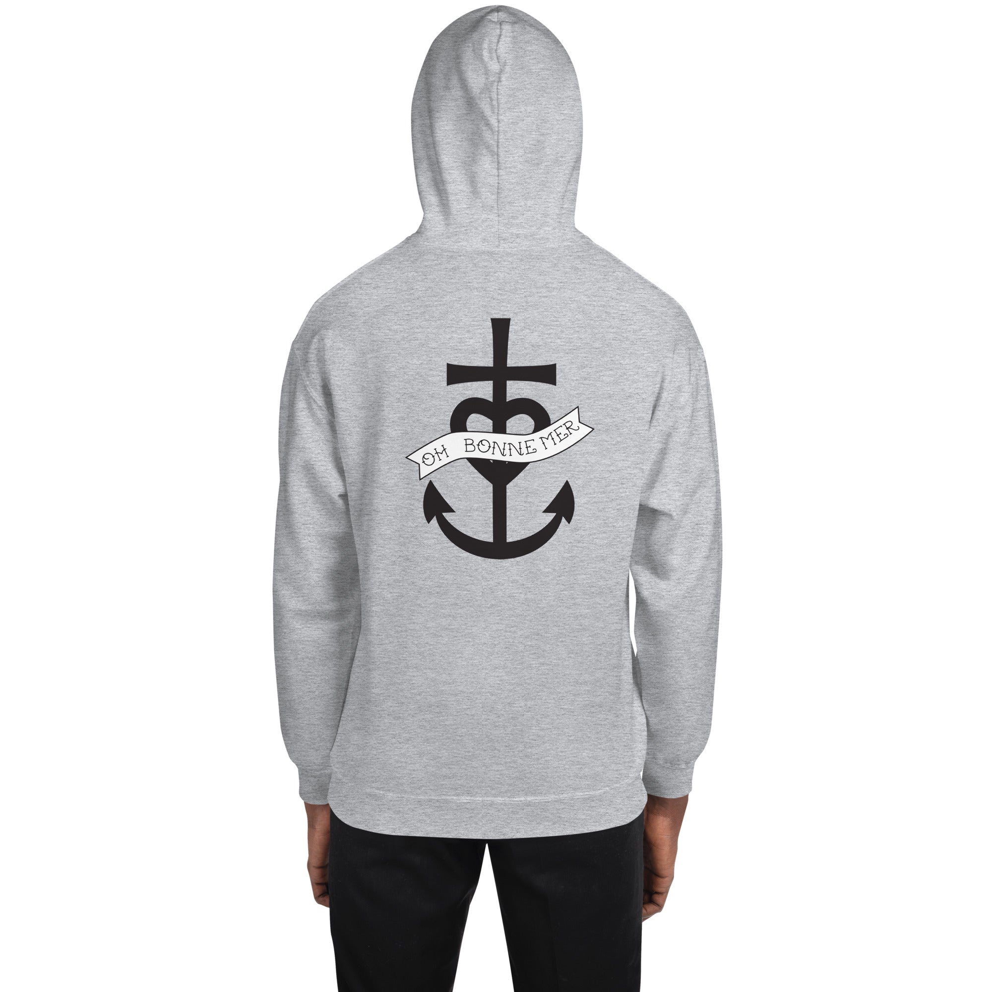 Unisex Hoodie Oh Bonne Mer 1 (front & back)