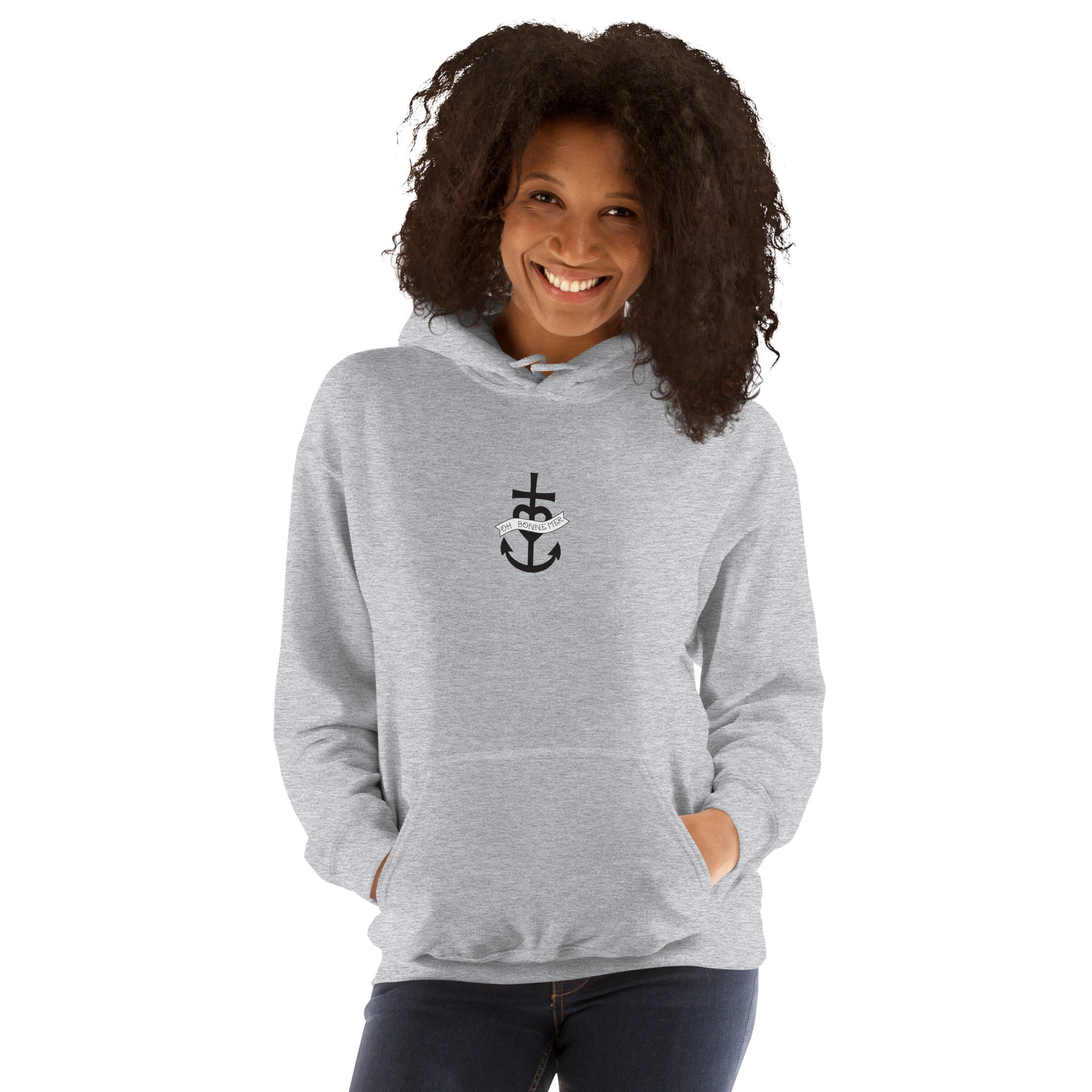 Unisex Hoodie Oh Bonne Mer 1 (front & back)