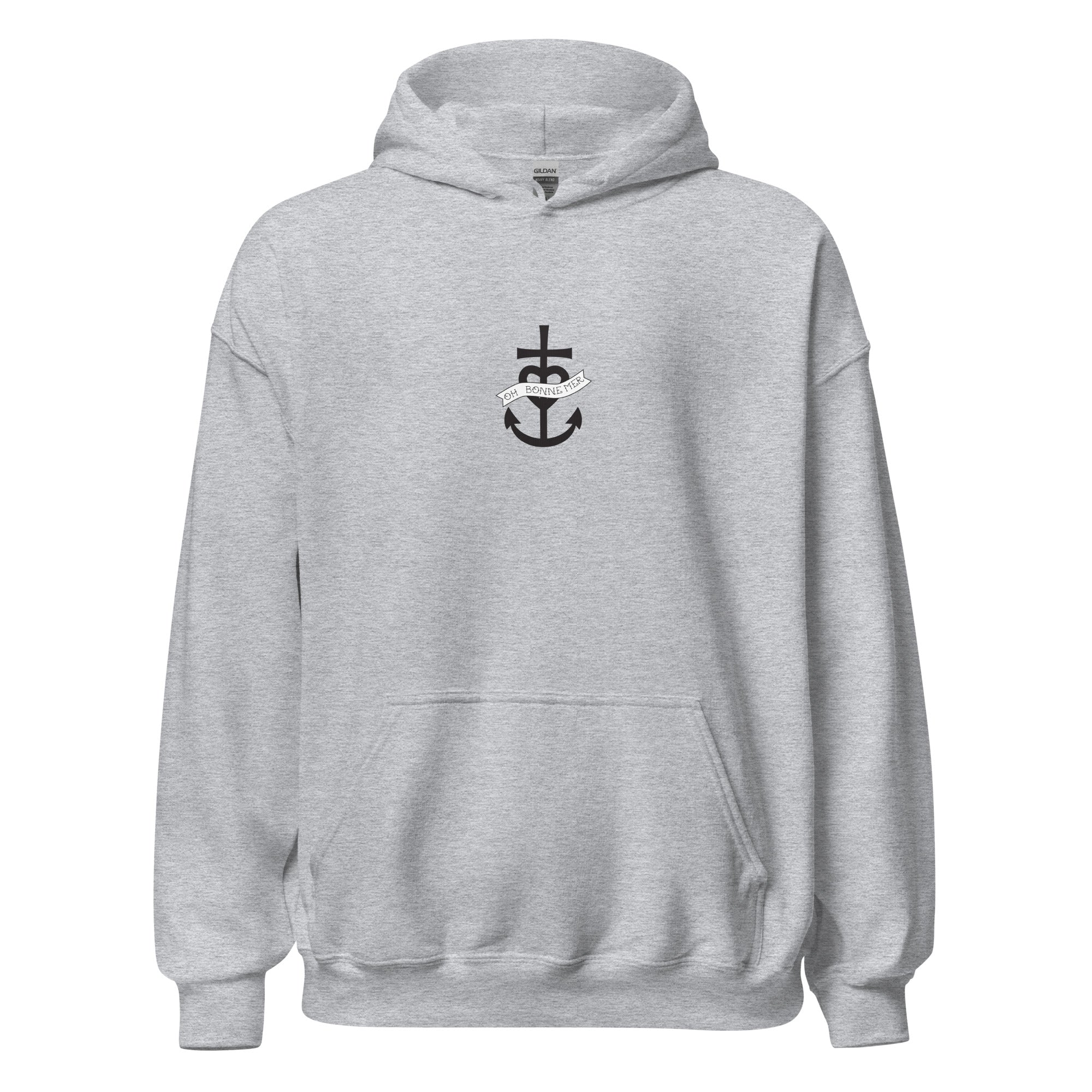 Unisex Hoodie Oh Bonne Mer 1 (front & back)