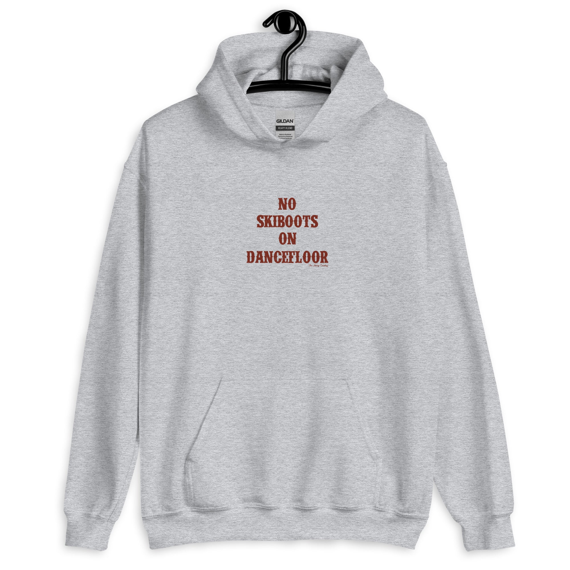 Unisex Hoodie No Skiboots on Dancefloor on light colors