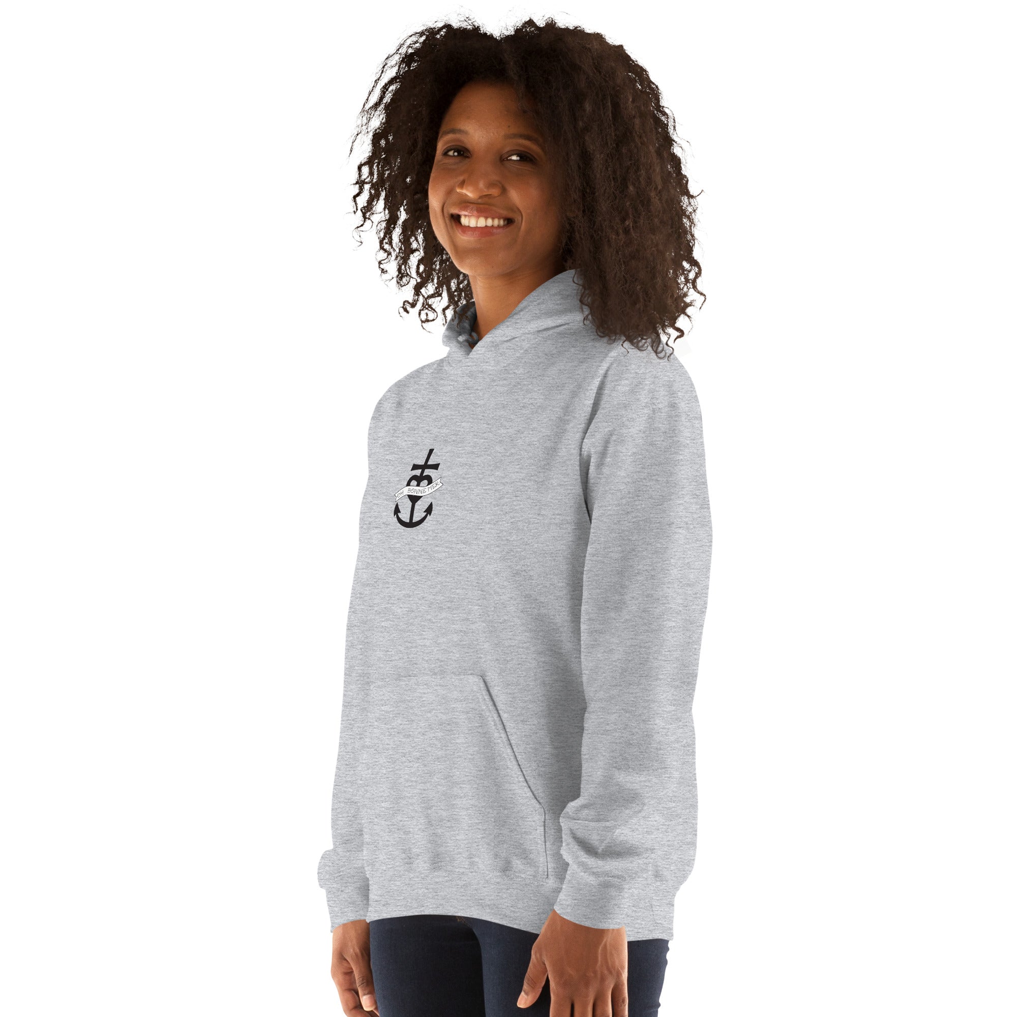 Unisex Hoodie Oh Bonne Mer 1 (front & back)
