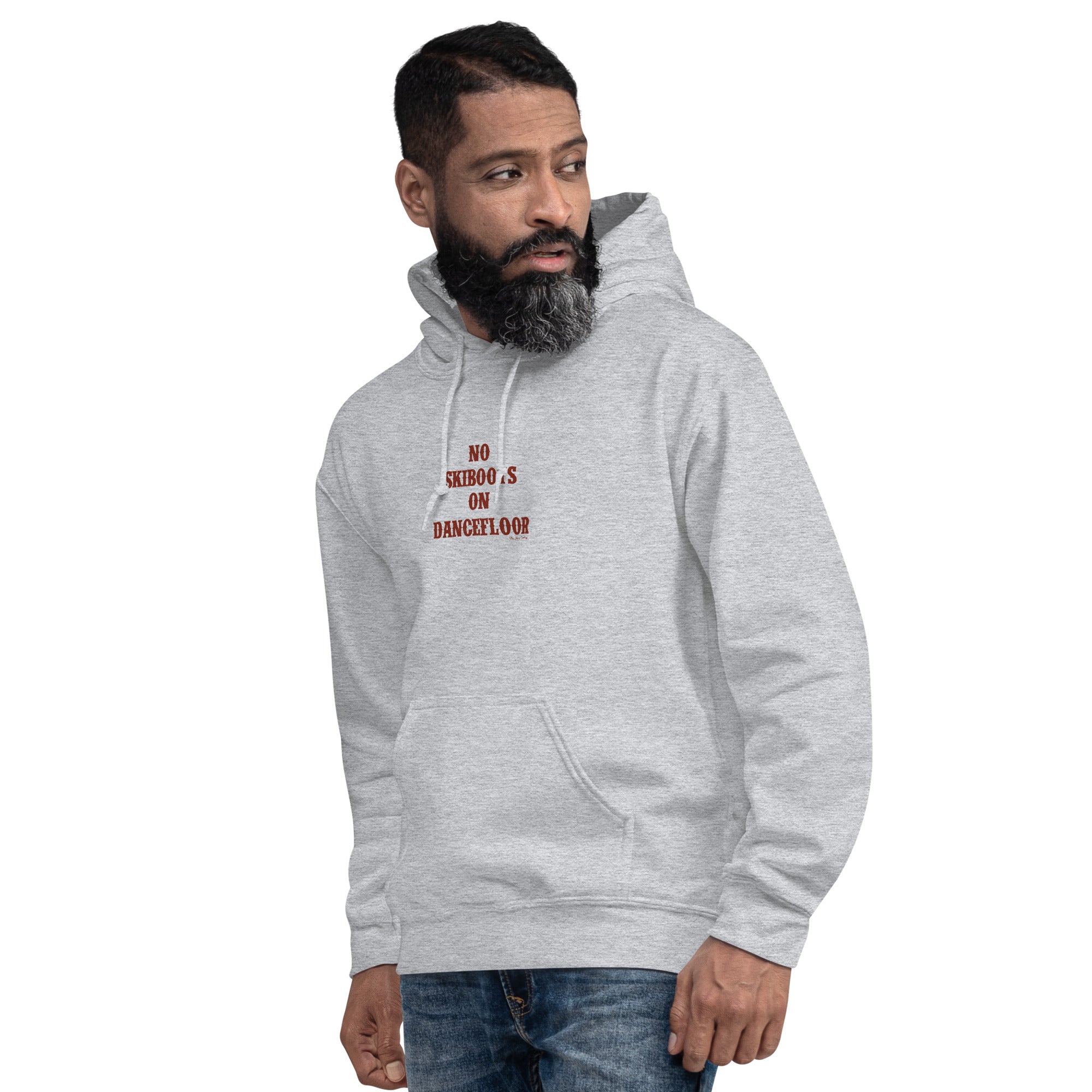 Unisex Hoodie No Skiboots on Dancefloor on light colors
