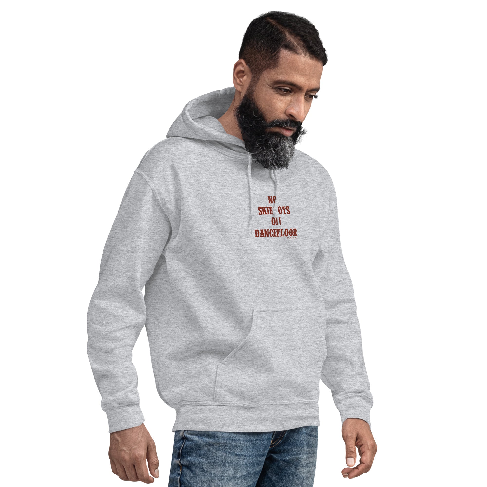 Unisex Hoodie No Skiboots on Dancefloor on light colors