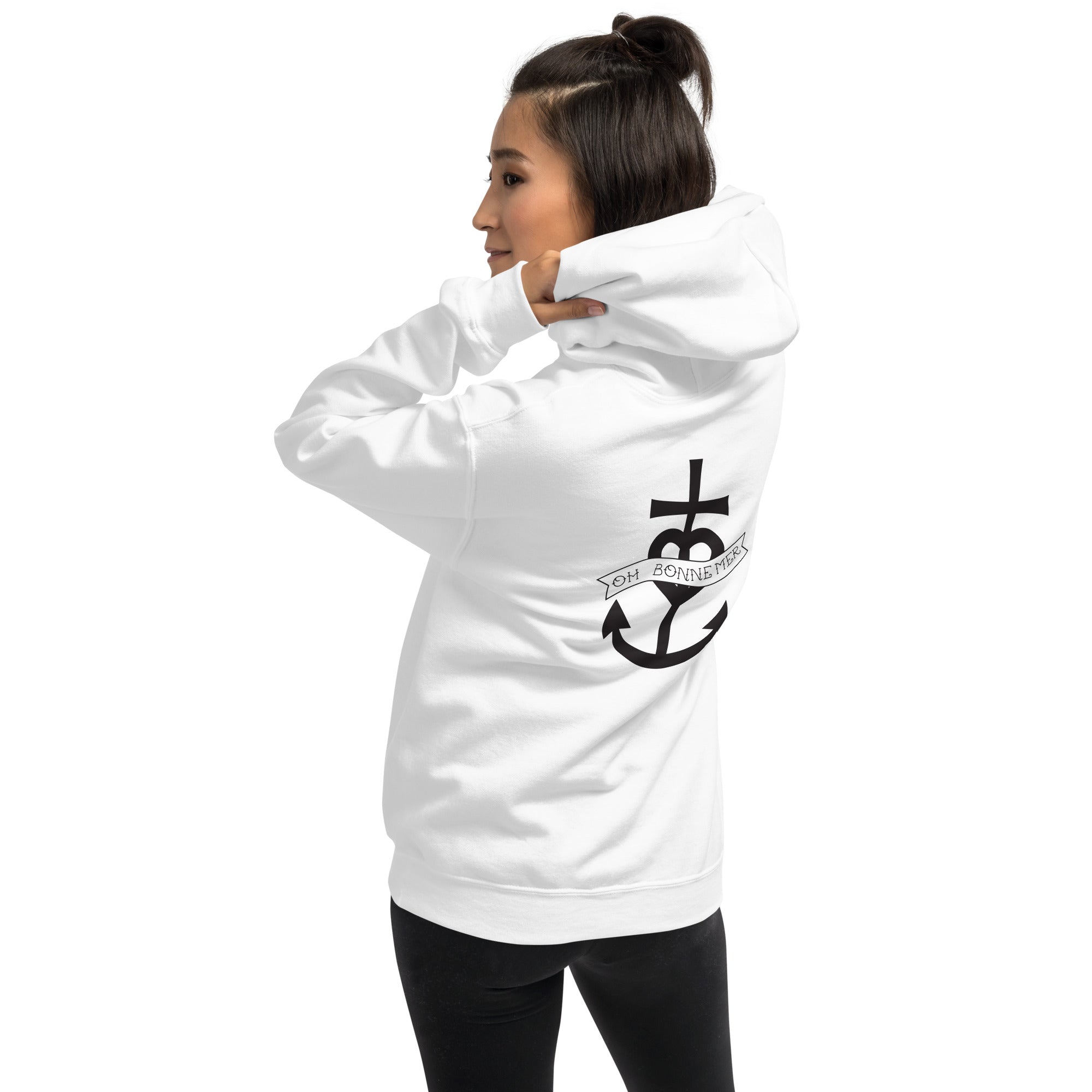Unisex Hoodie Oh Bonne Mer 1 (front & back)