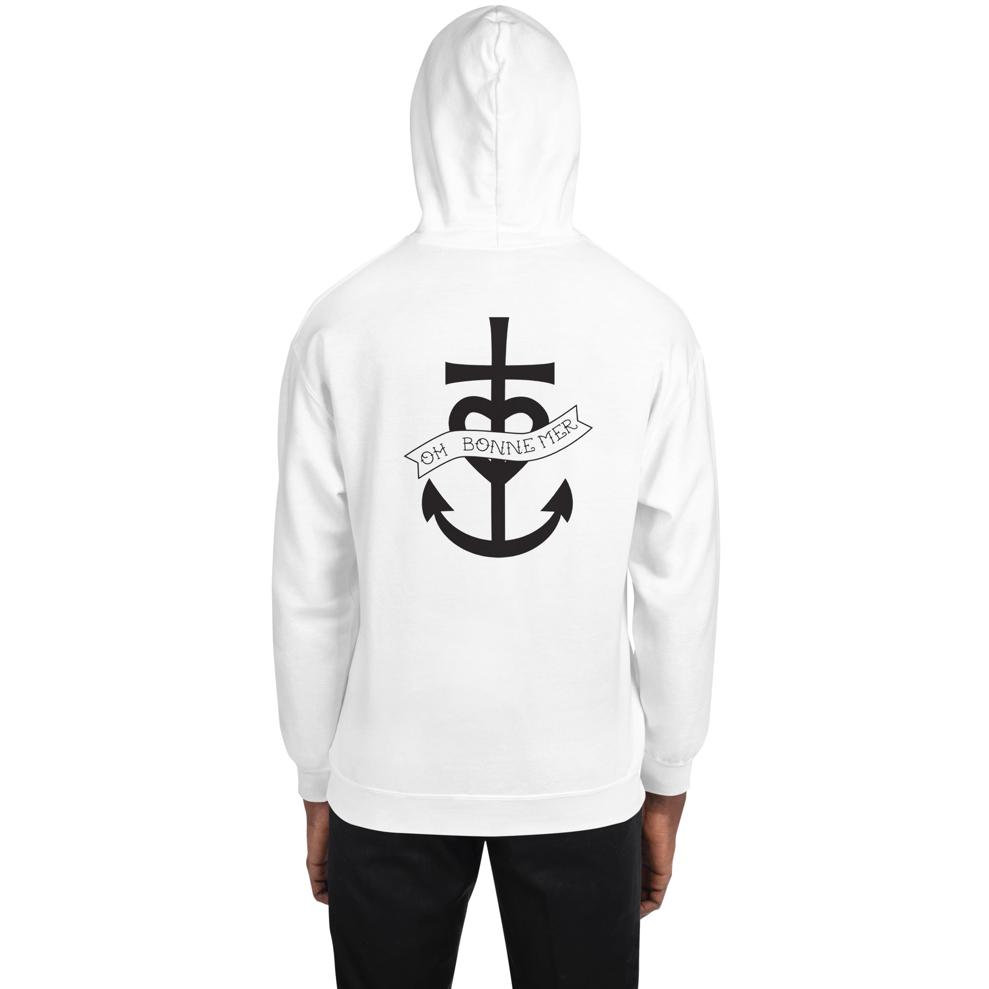 Unisex Hoodie Oh Bonne Mer 1 (front & back)