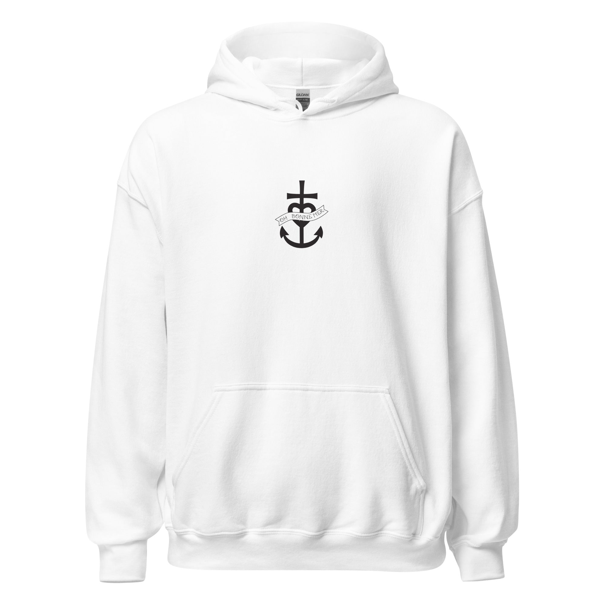 Unisex Hoodie Oh Bonne Mer 1 (front & back)