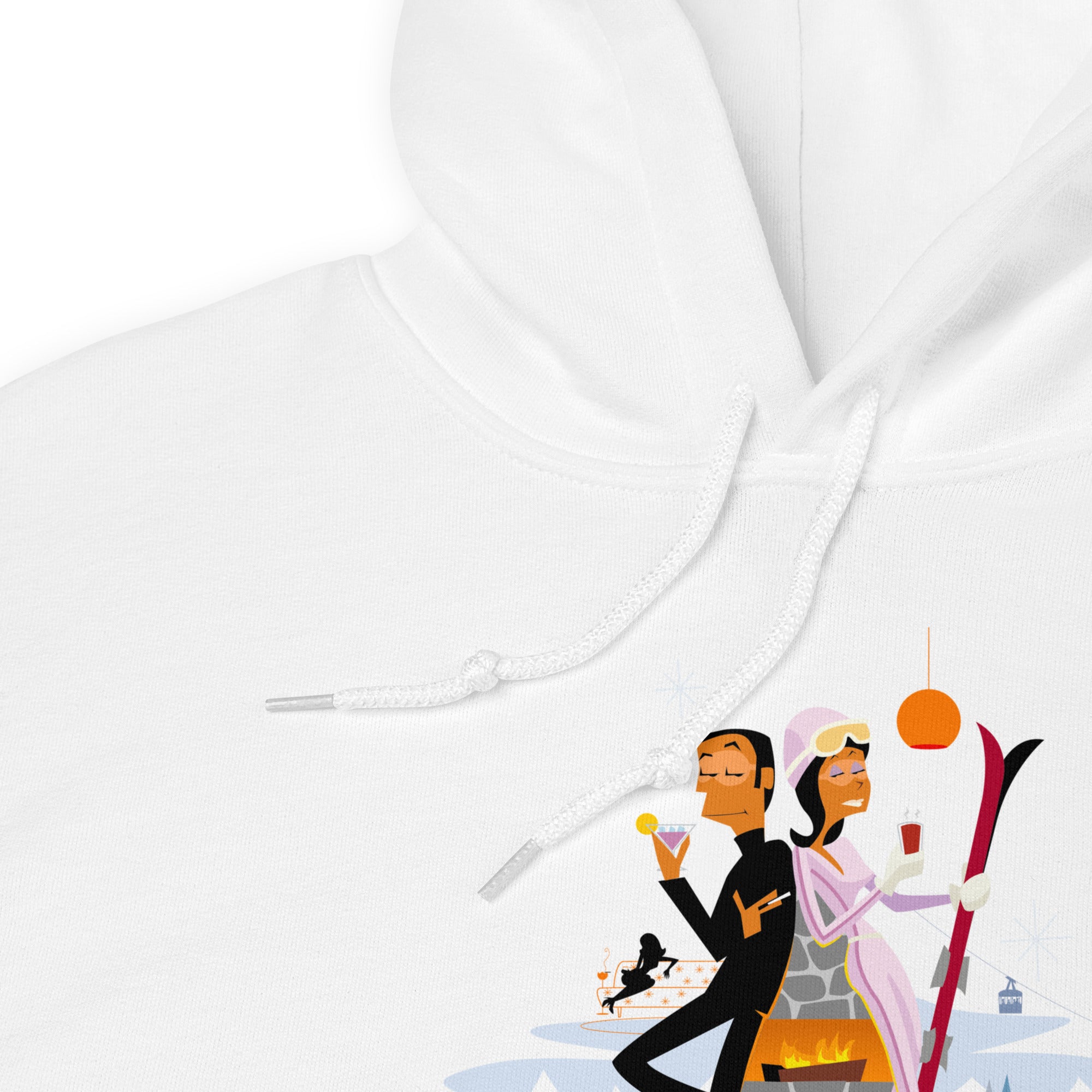 Sweat à capuche d'hiver unisexe License To Chill Mission Après-Ski sur couleurs claires