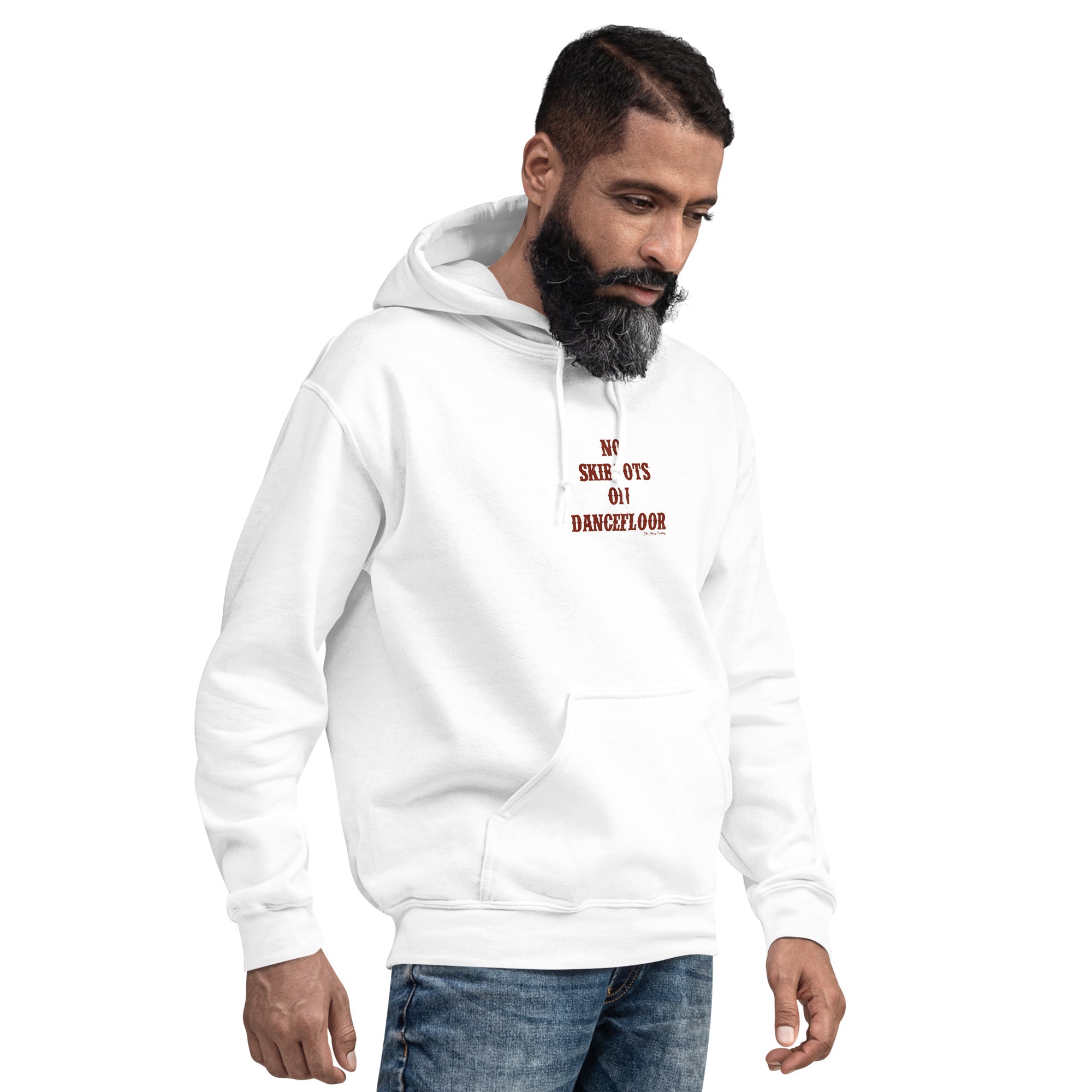 Unisex Hoodie No Skiboots on Dancefloor on light colors