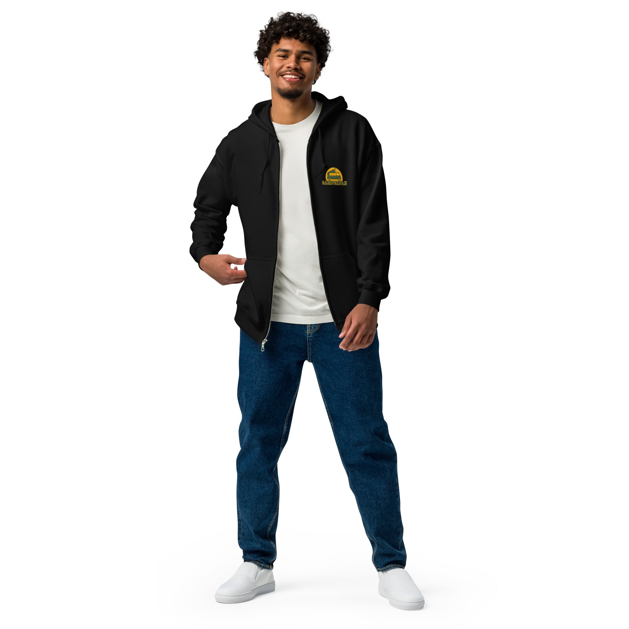 Unisex heavy blend zip hoodie Camperfan