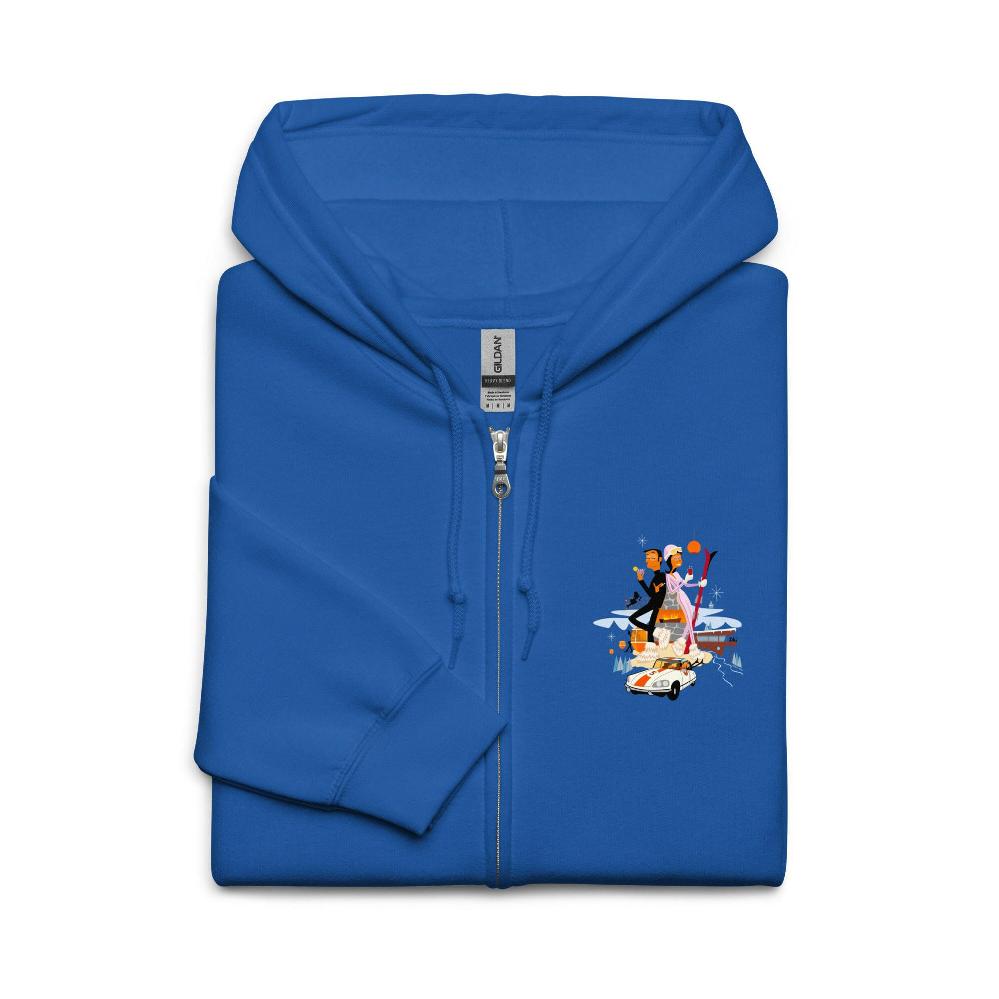 Sweat à capuche épais unisexe à fermeture éclair License To Chill Mission Après-Ski