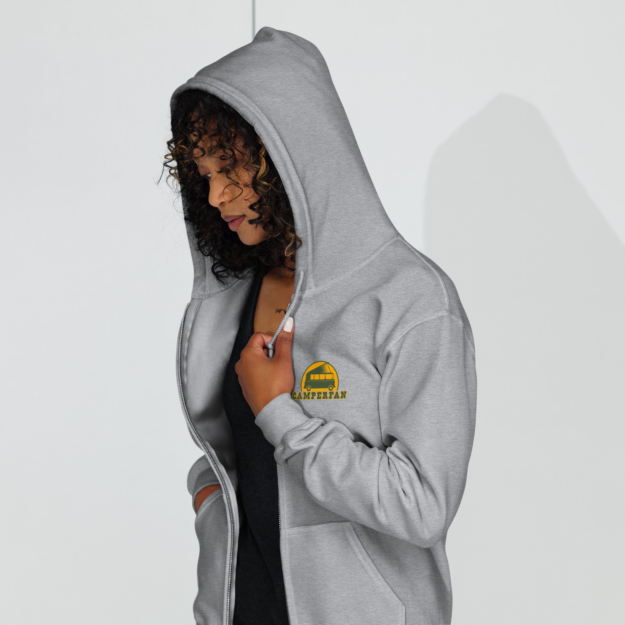 Unisex heavy blend zip hoodie Camperfan