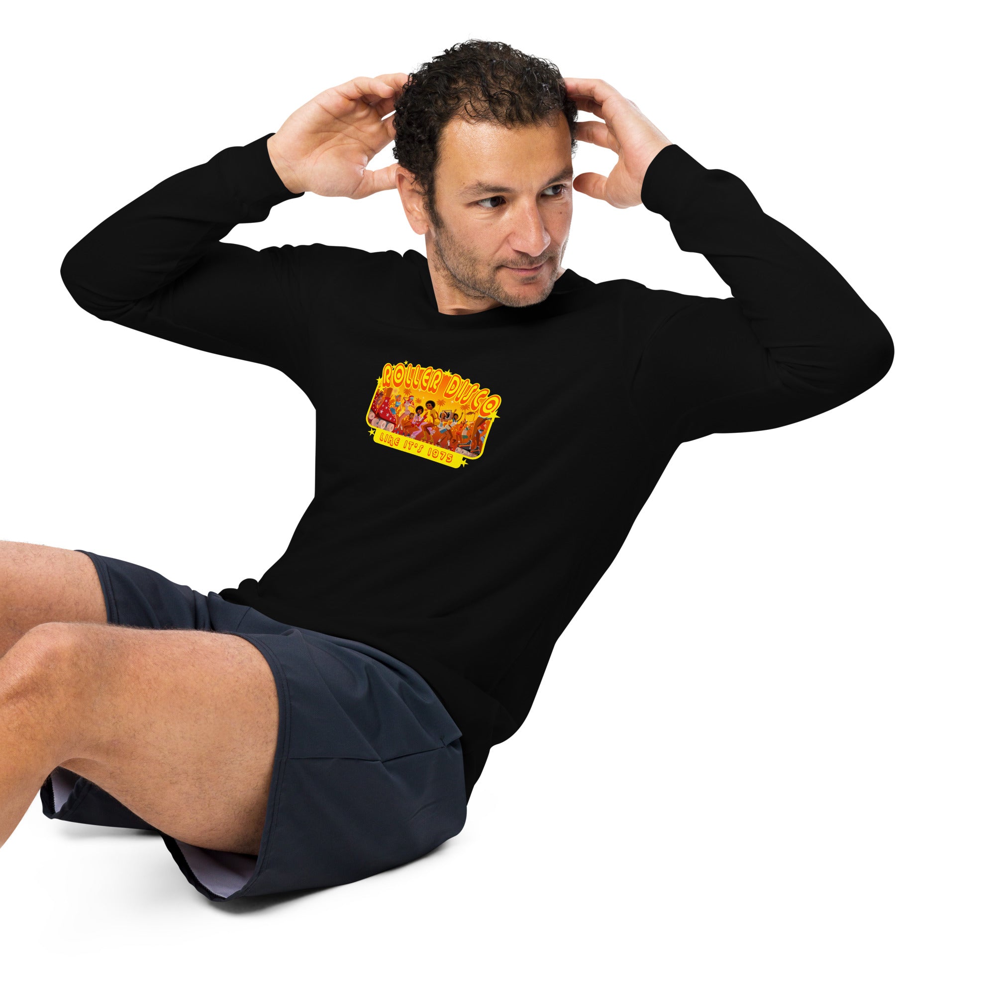T-shirt unisexe à manches longues Roller Disco 1975