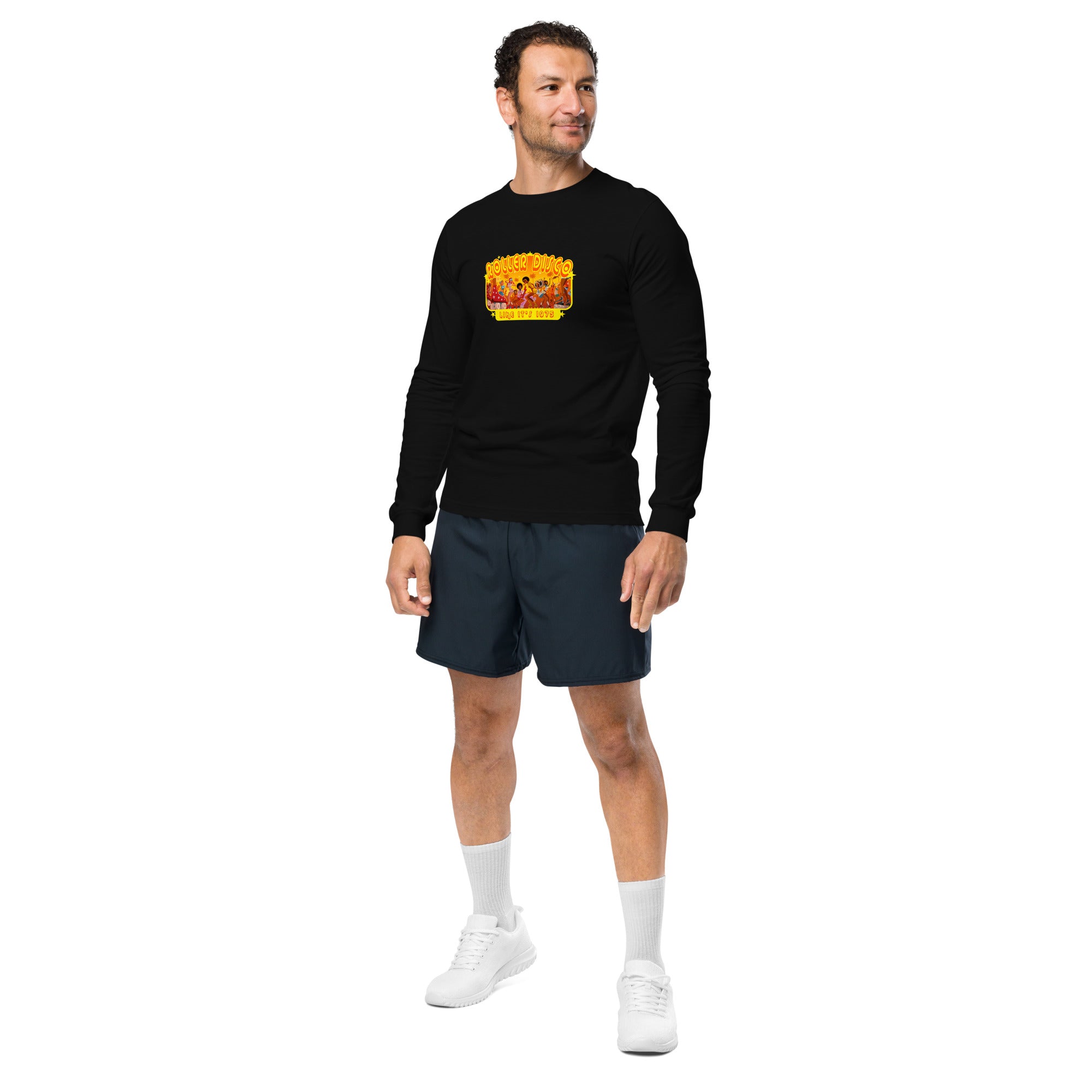 T-shirt unisexe à manches longues Roller Disco 1975