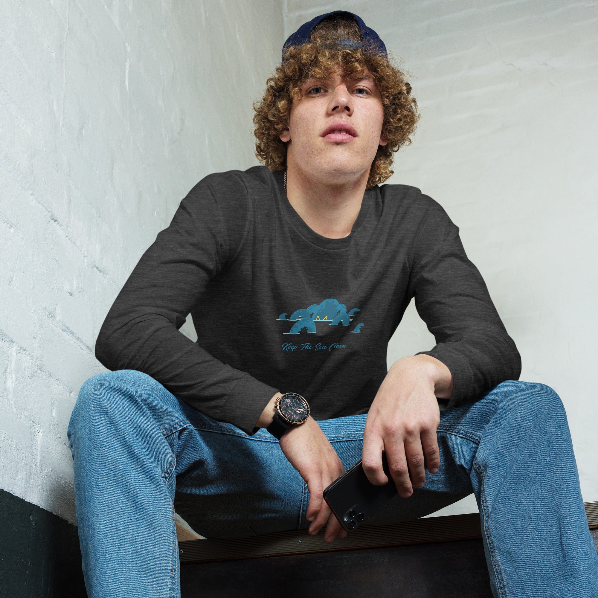 T-shirt unisexe à manches longues Octopus