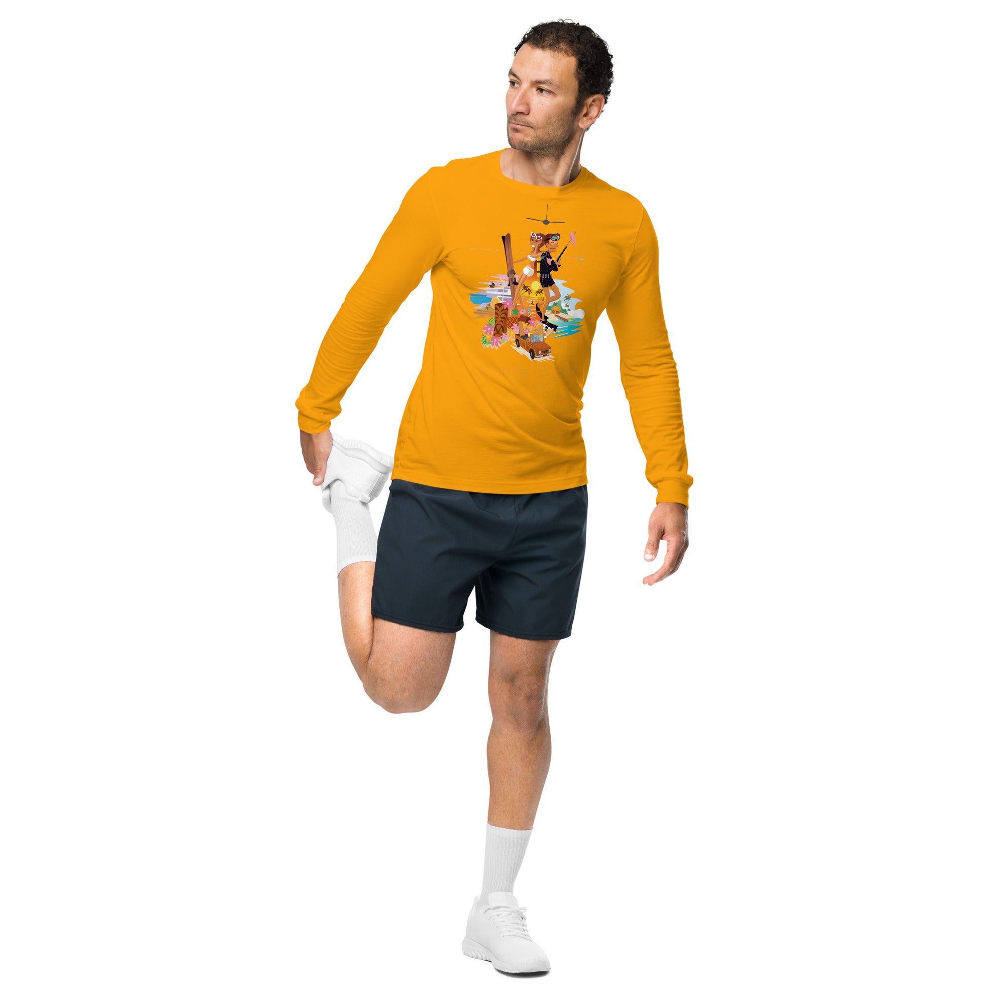 Unisex Long Sleeve Tee License to Chill Vamos a la Playa