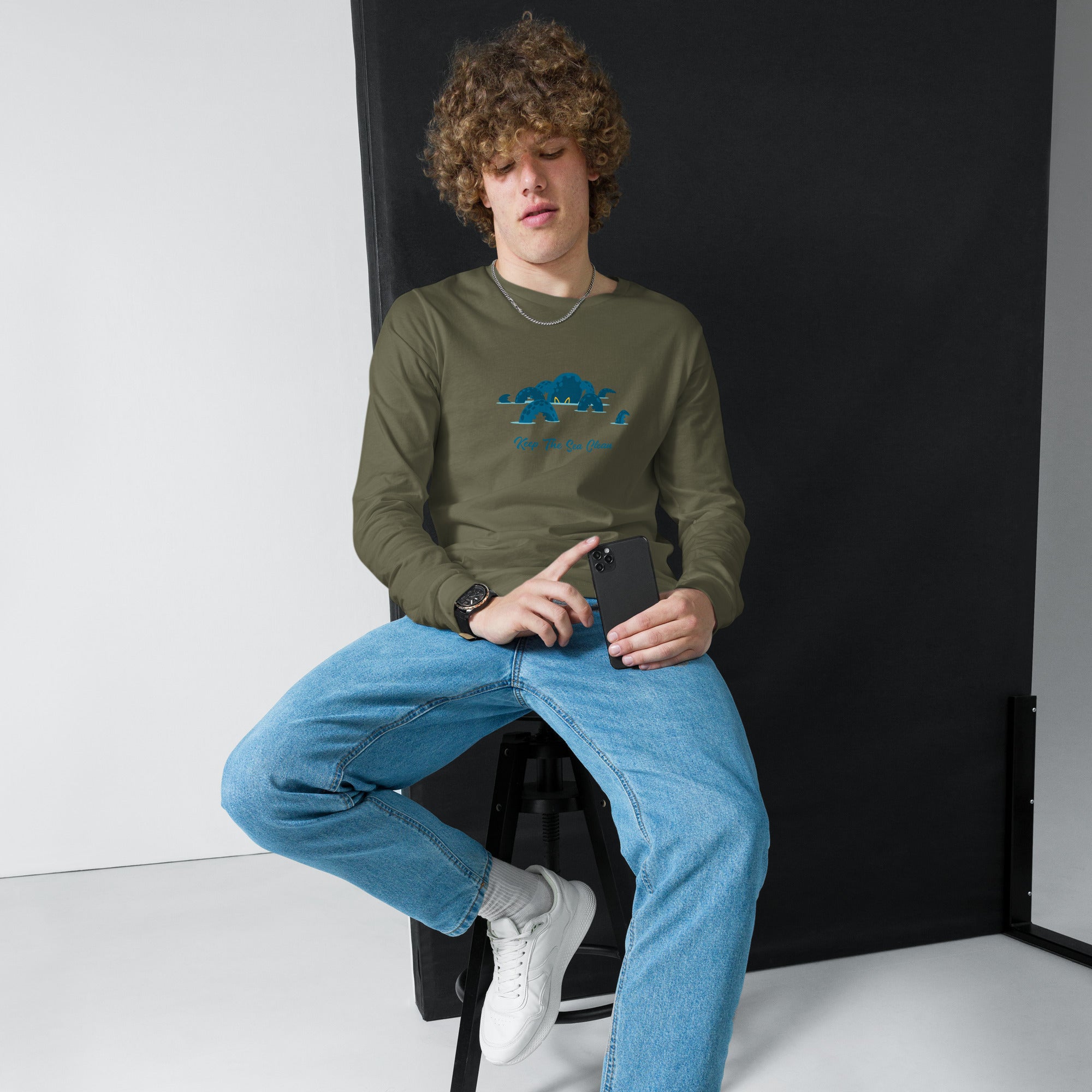 T-shirt unisexe à manches longues Octopus