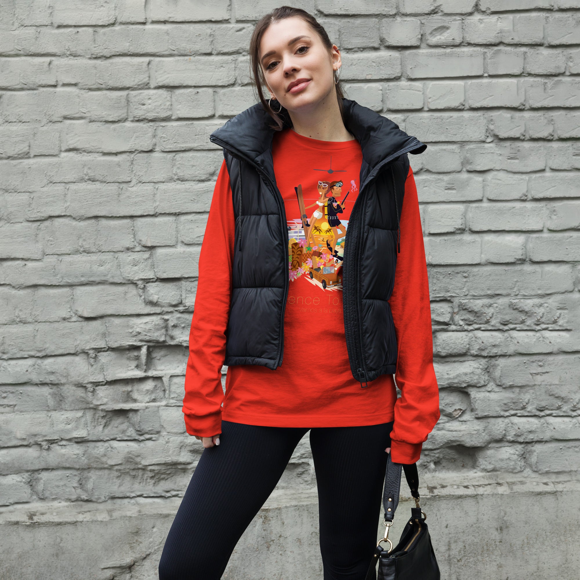 Unisex Long Sleeve Tee License to Chill Vamos a la Playa