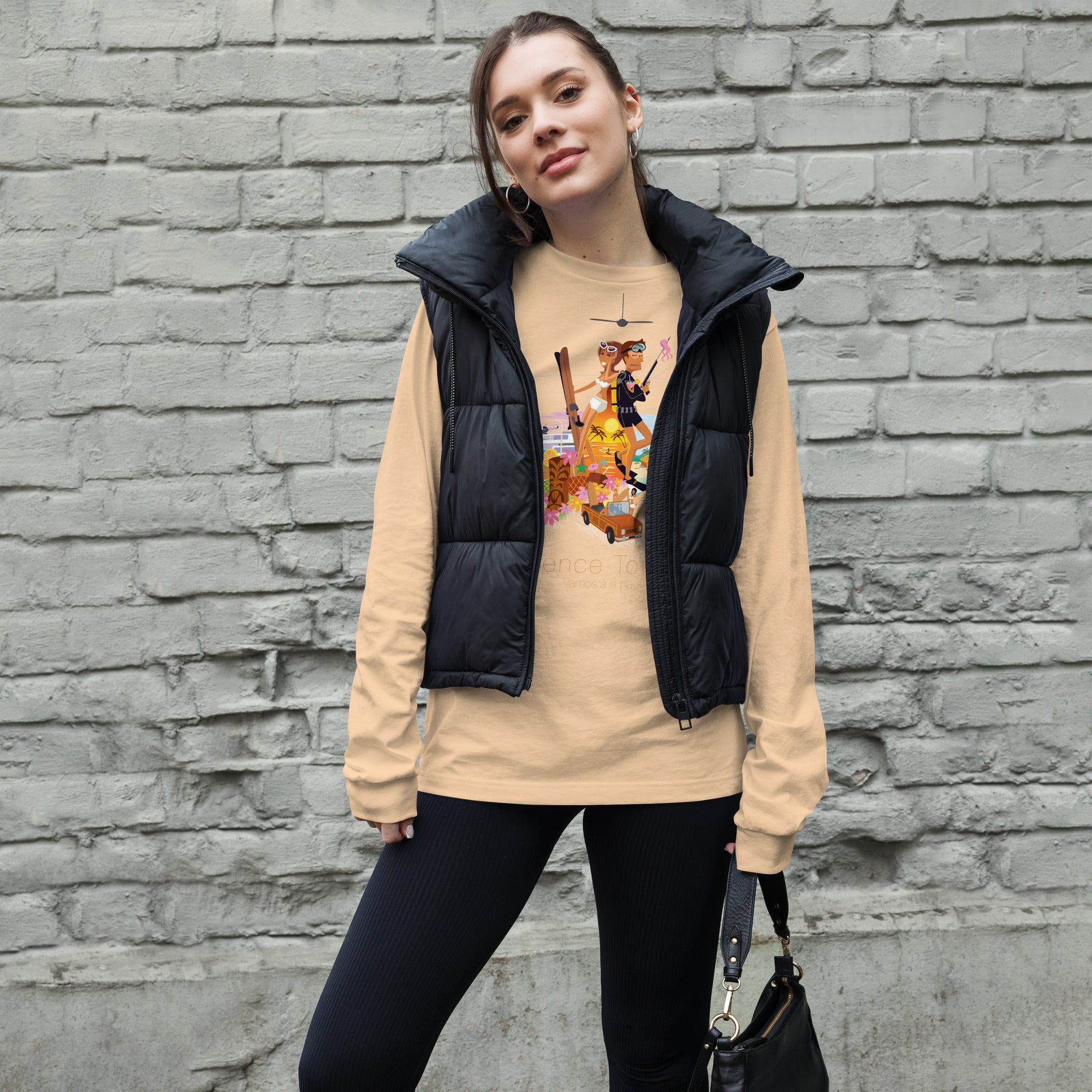 Unisex Long Sleeve Tee License to Chill Vamos a la Playa