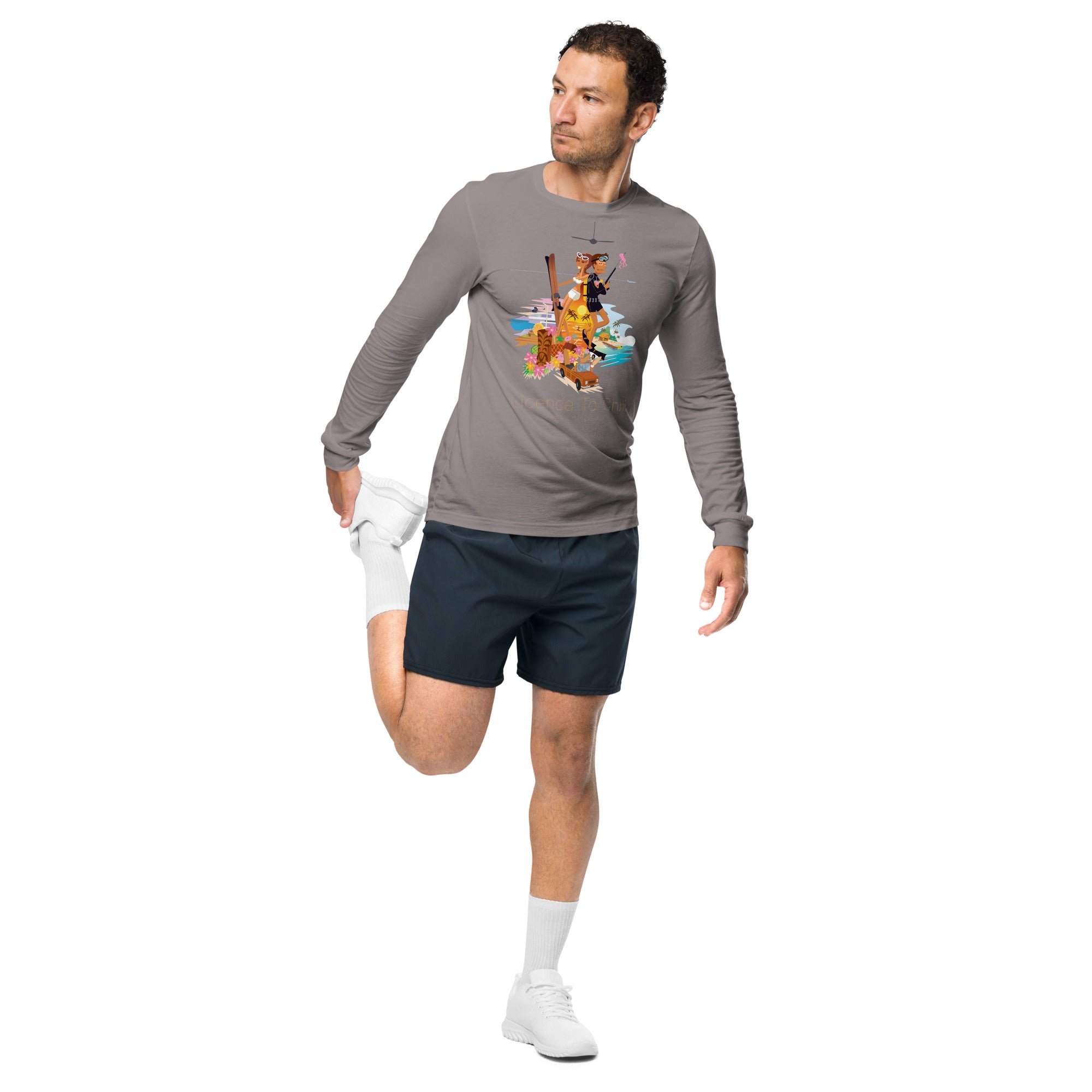 Unisex Long Sleeve Tee License to Chill Vamos a la Playa