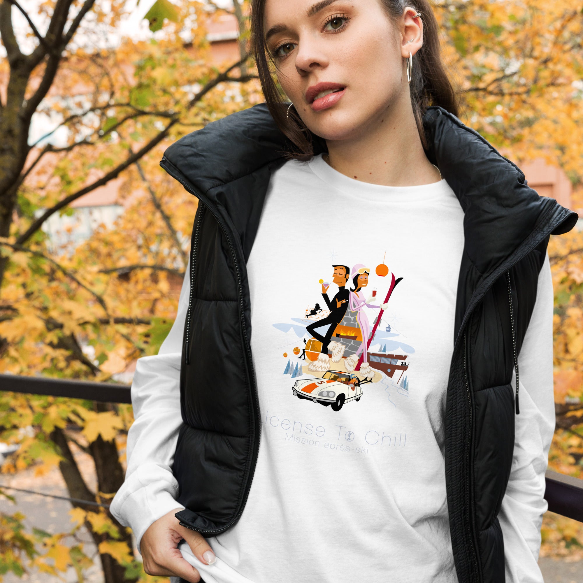 Unisex Long Sleeve Tee License To Chill Mission Après-Ski