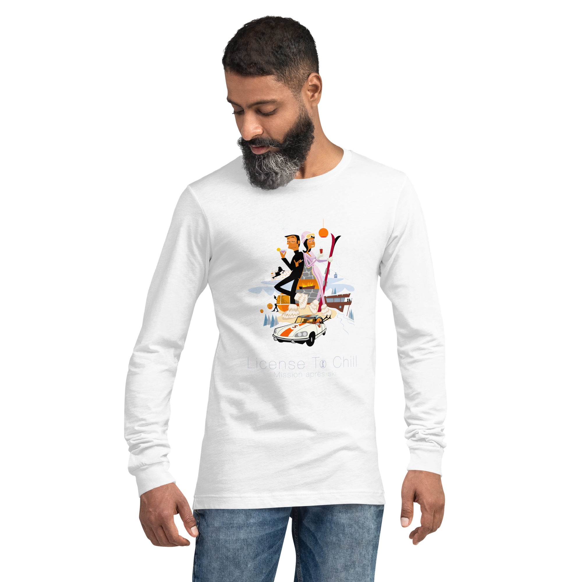 Unisex Long Sleeve Tee License To Chill Mission Après-Ski