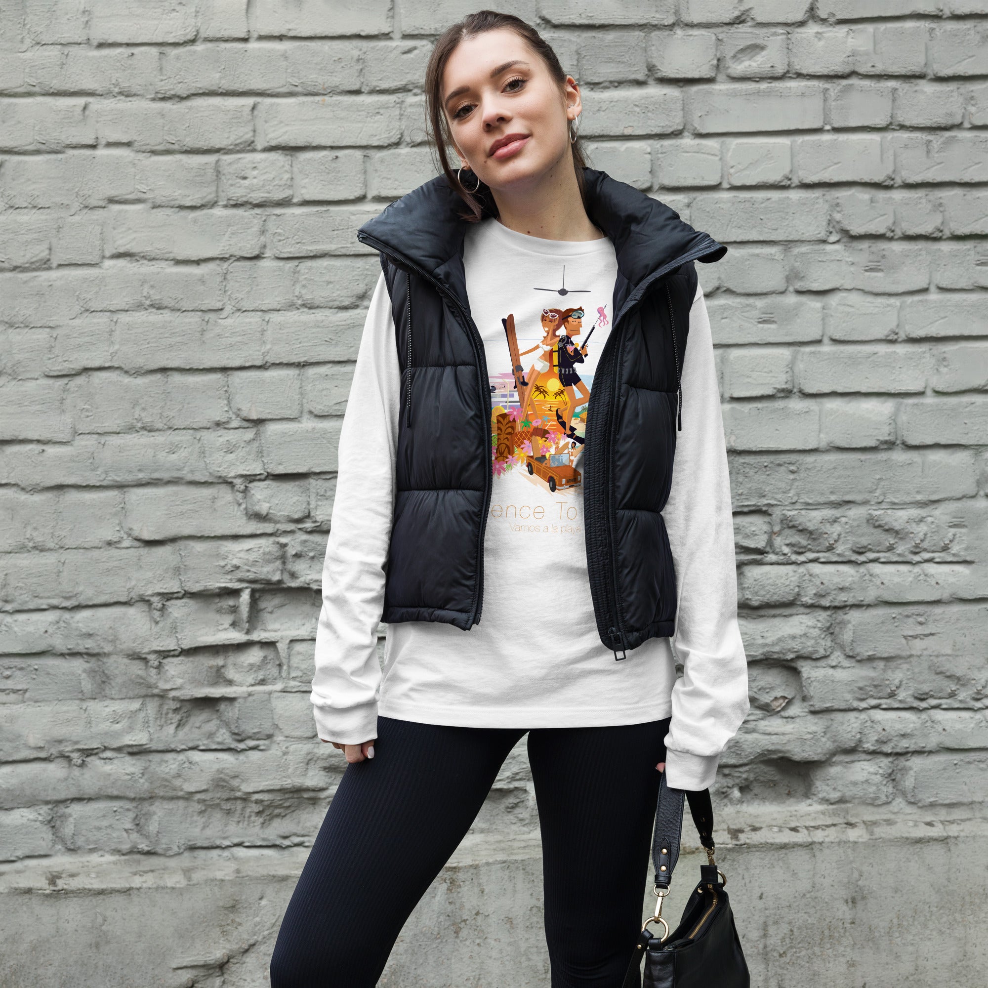Unisex Long Sleeve Tee License to Chill Vamos a la Playa