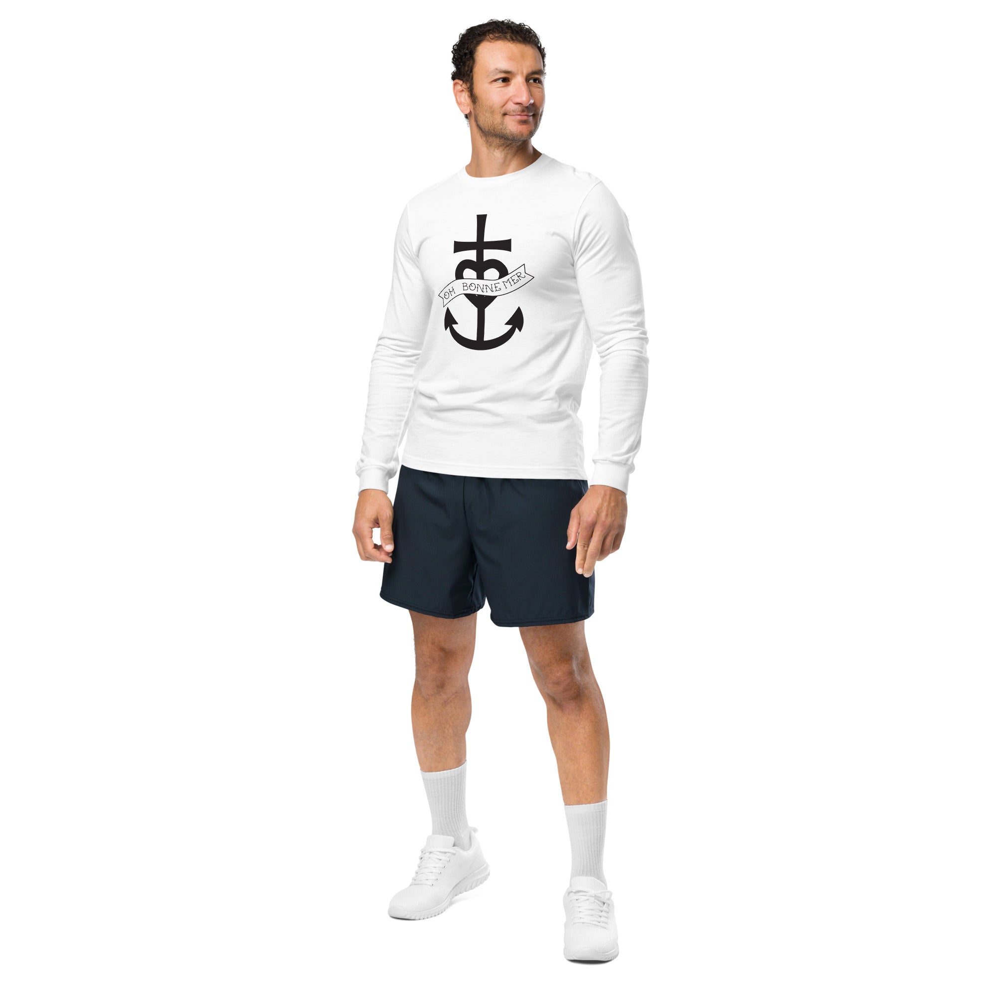 Unisex Long Sleeve Tee Oh Bonne Mer 1 large pattern
