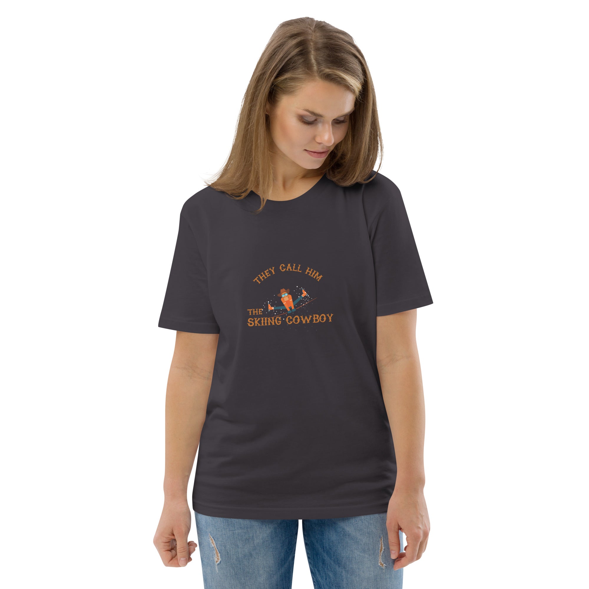 Unisex organic cotton t-shirt Hot Dogger on dark colors