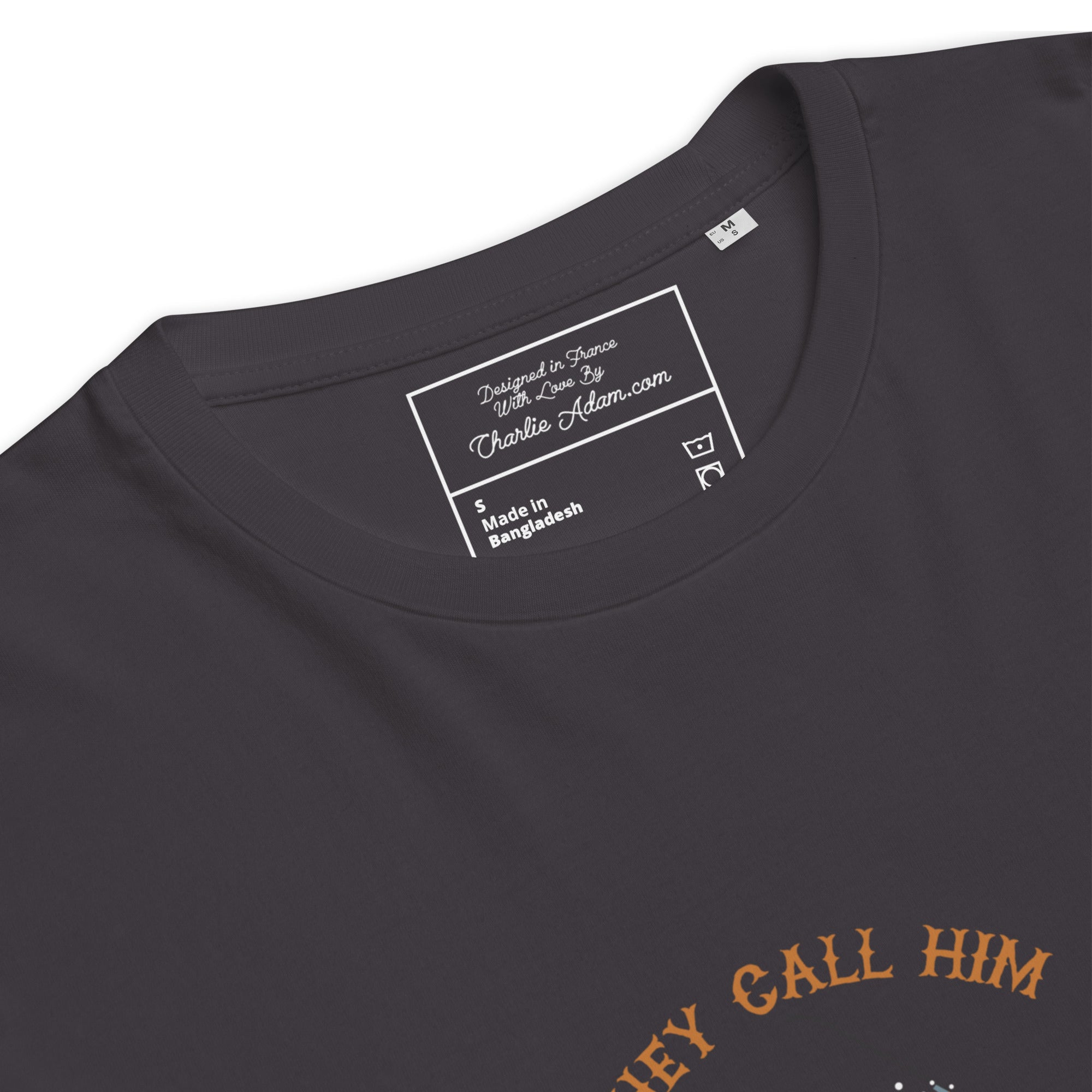 Unisex organic cotton t-shirt Hot Dogger on dark colors