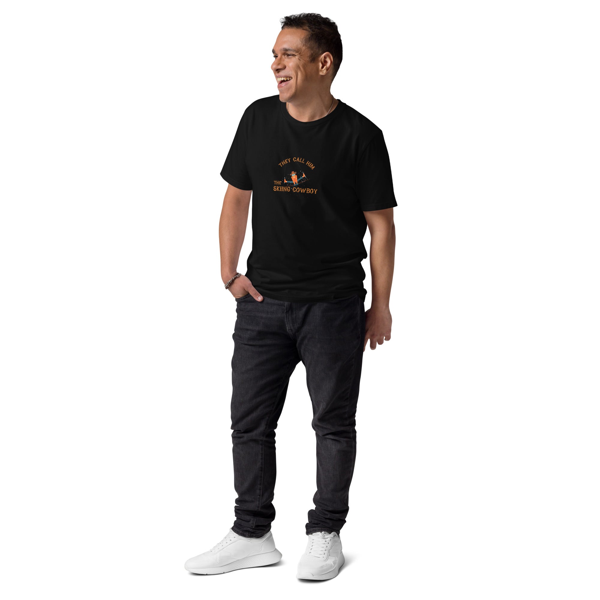 Unisex organic cotton t-shirt Hot Dogger on dark colors
