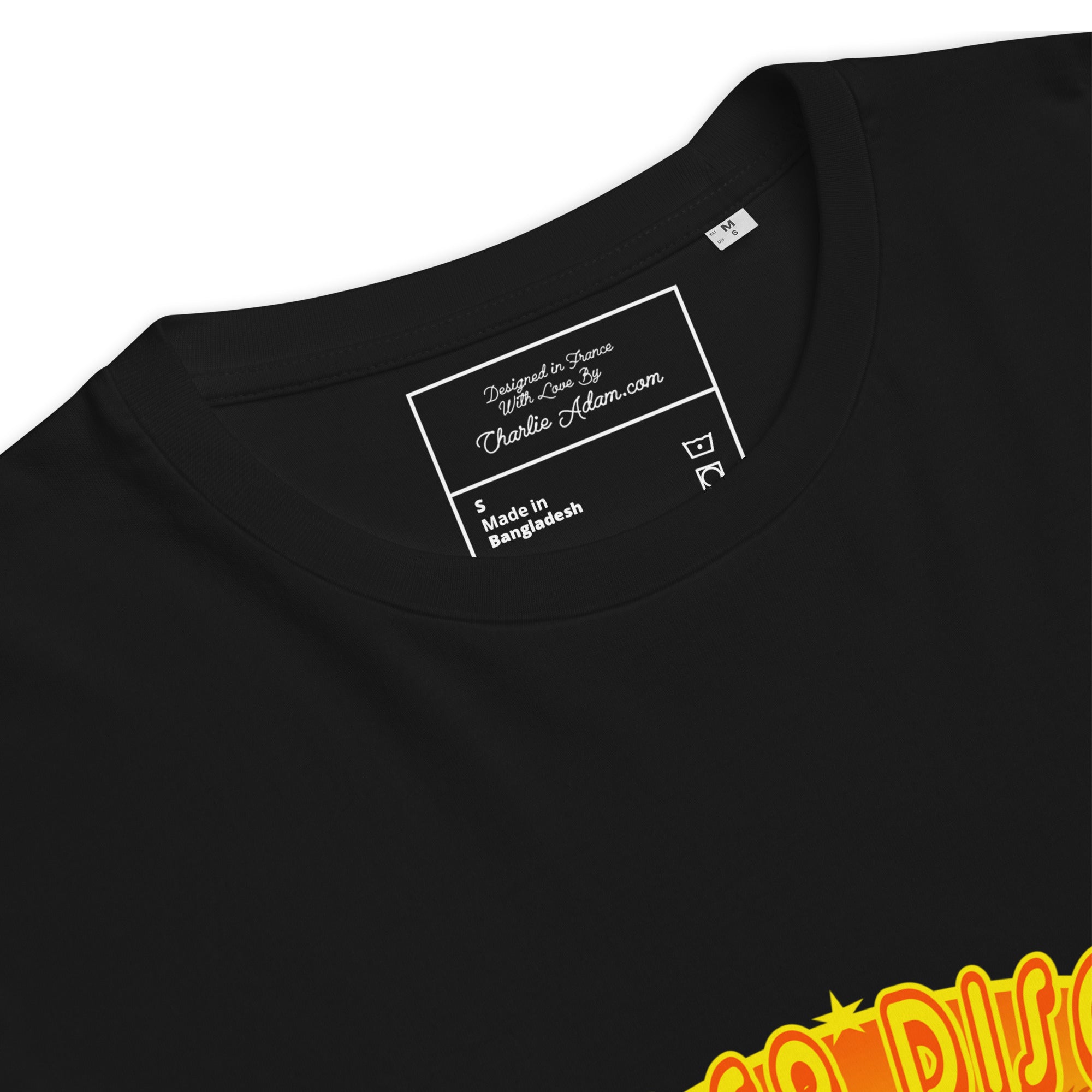 T-shirt unisexe en coton biologique Roller Disco 1975