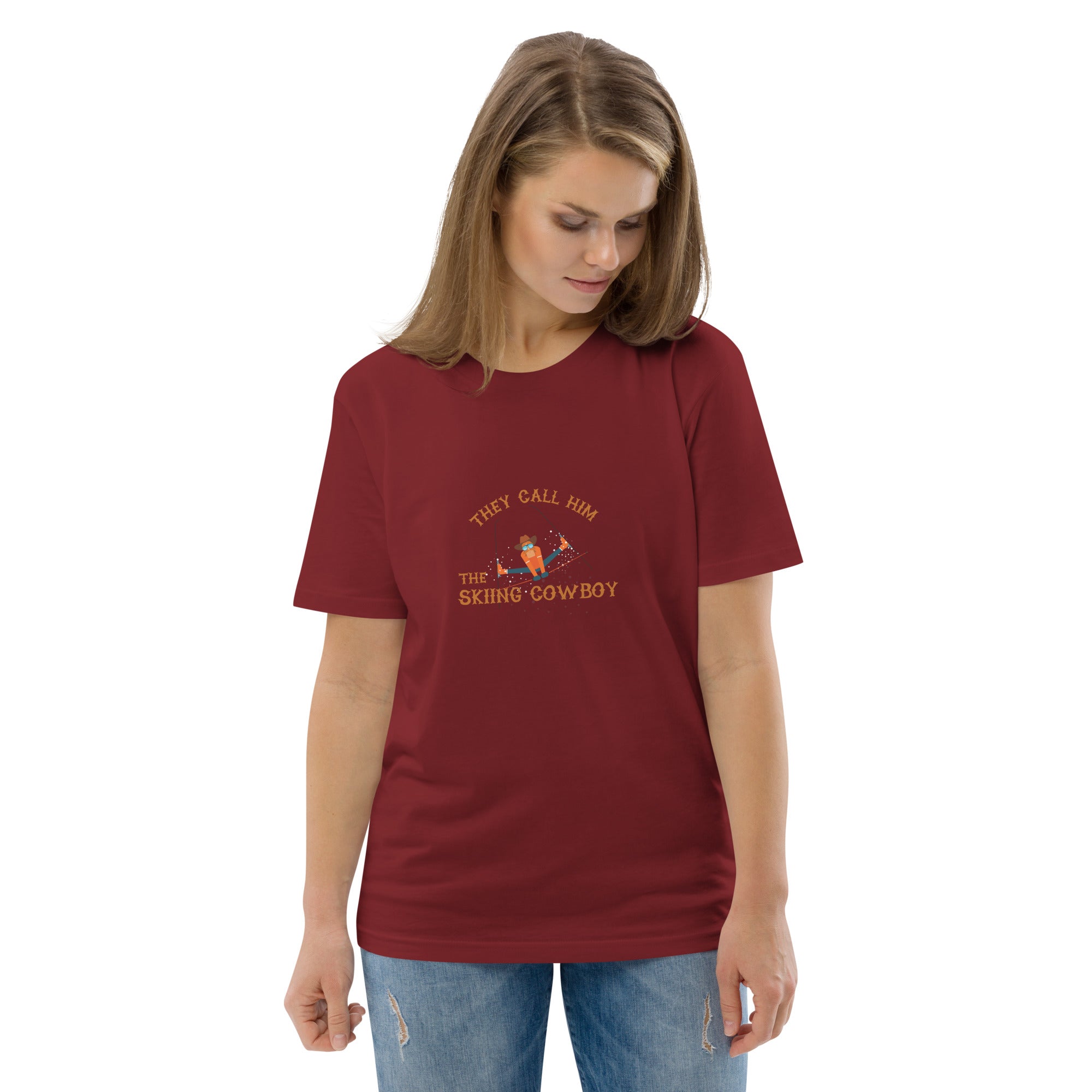 Unisex organic cotton t-shirt Hot Dogger on dark colors