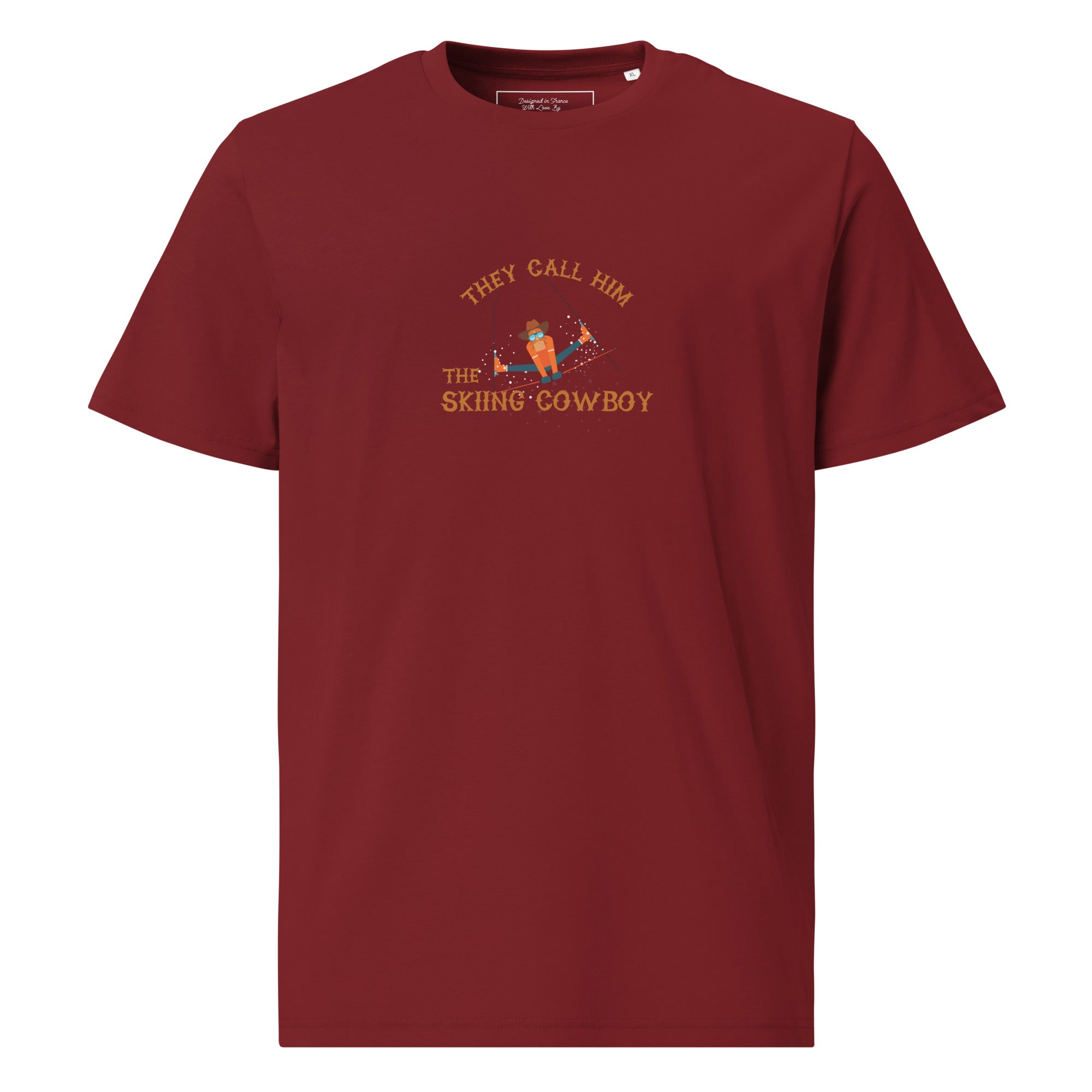 Unisex organic cotton t-shirt Hot Dogger on dark colors