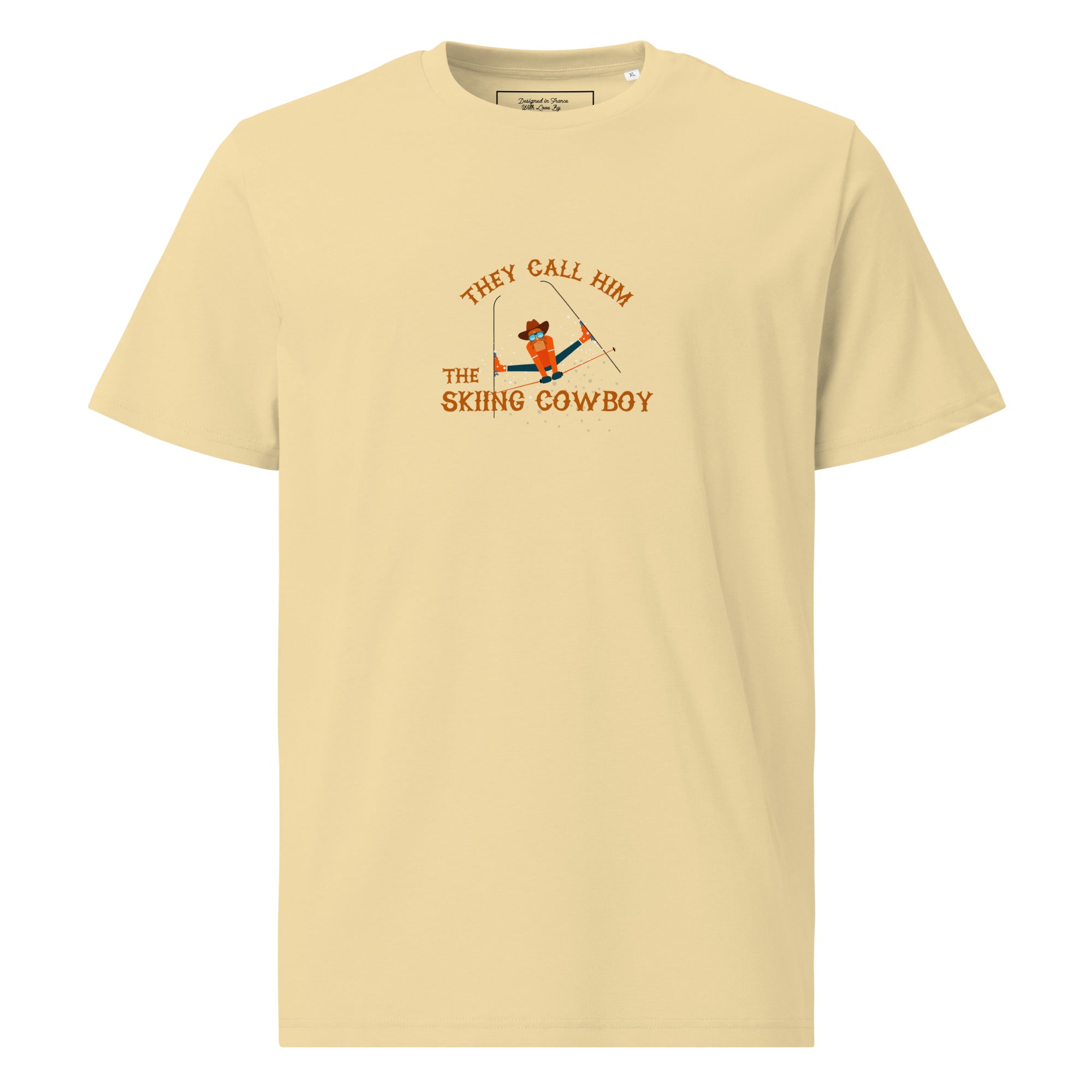 T-shirt unisexe en coton biologique Hot Dogger sur couleurs vives