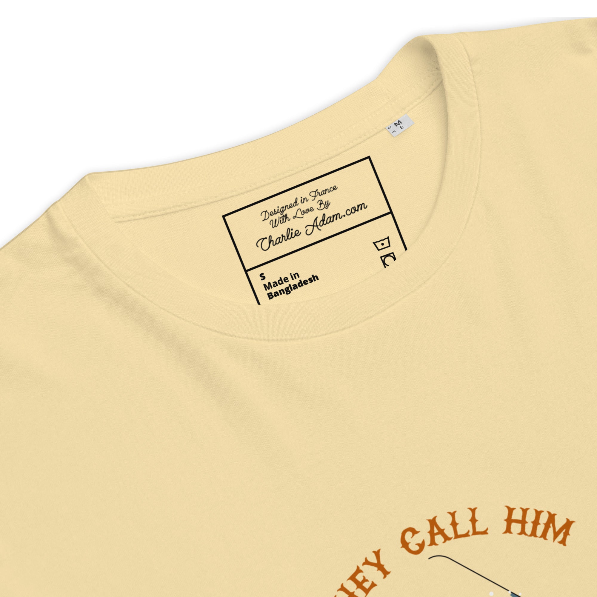 T-shirt unisexe en coton biologique Hot Dogger sur couleurs vives