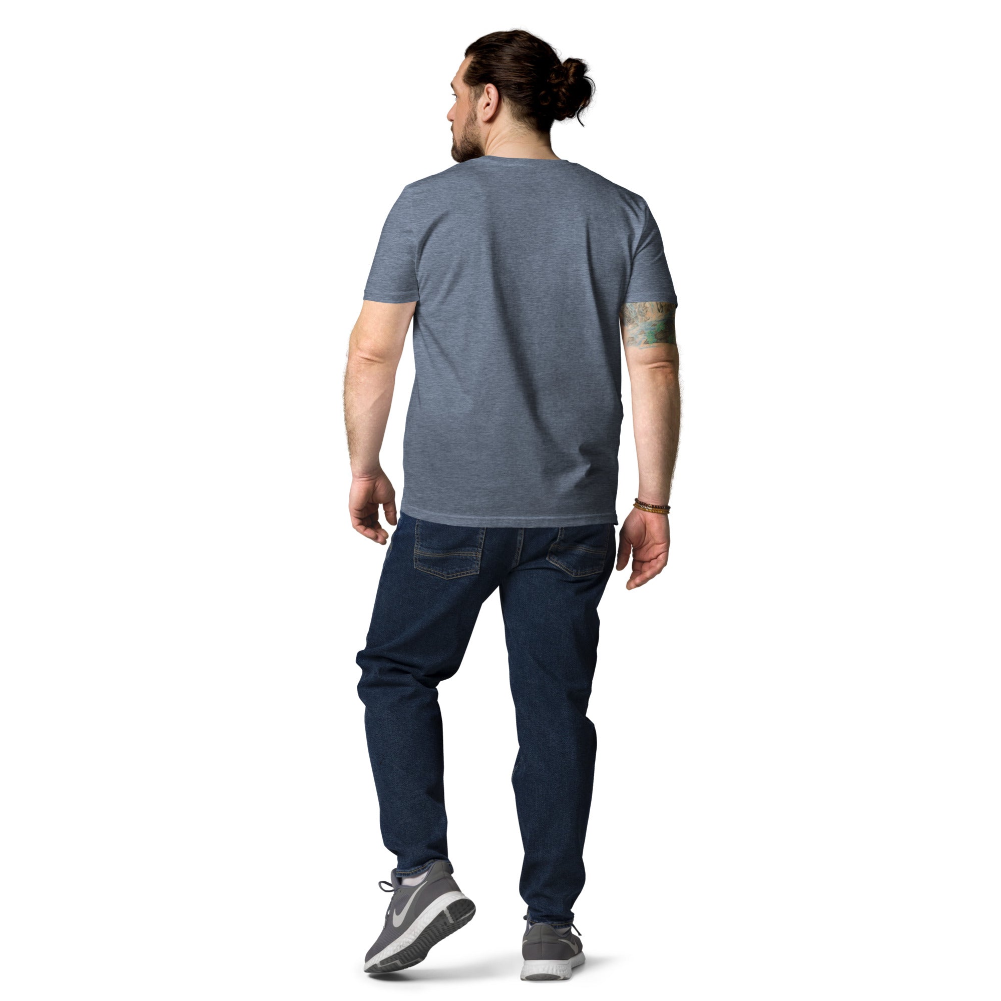 Unisex organic cotton t-shirt License To Chill Vamos a la Playa on dark colors