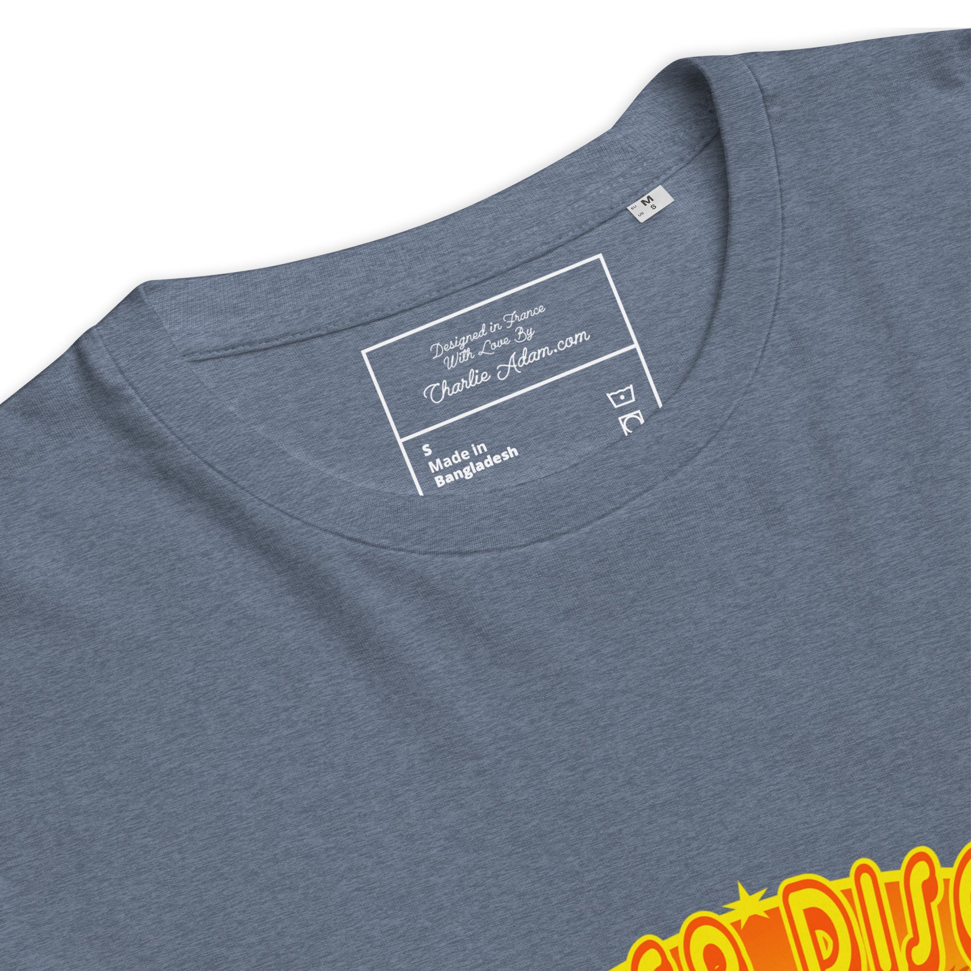 T-shirt unisexe en coton biologique Roller Disco 1975