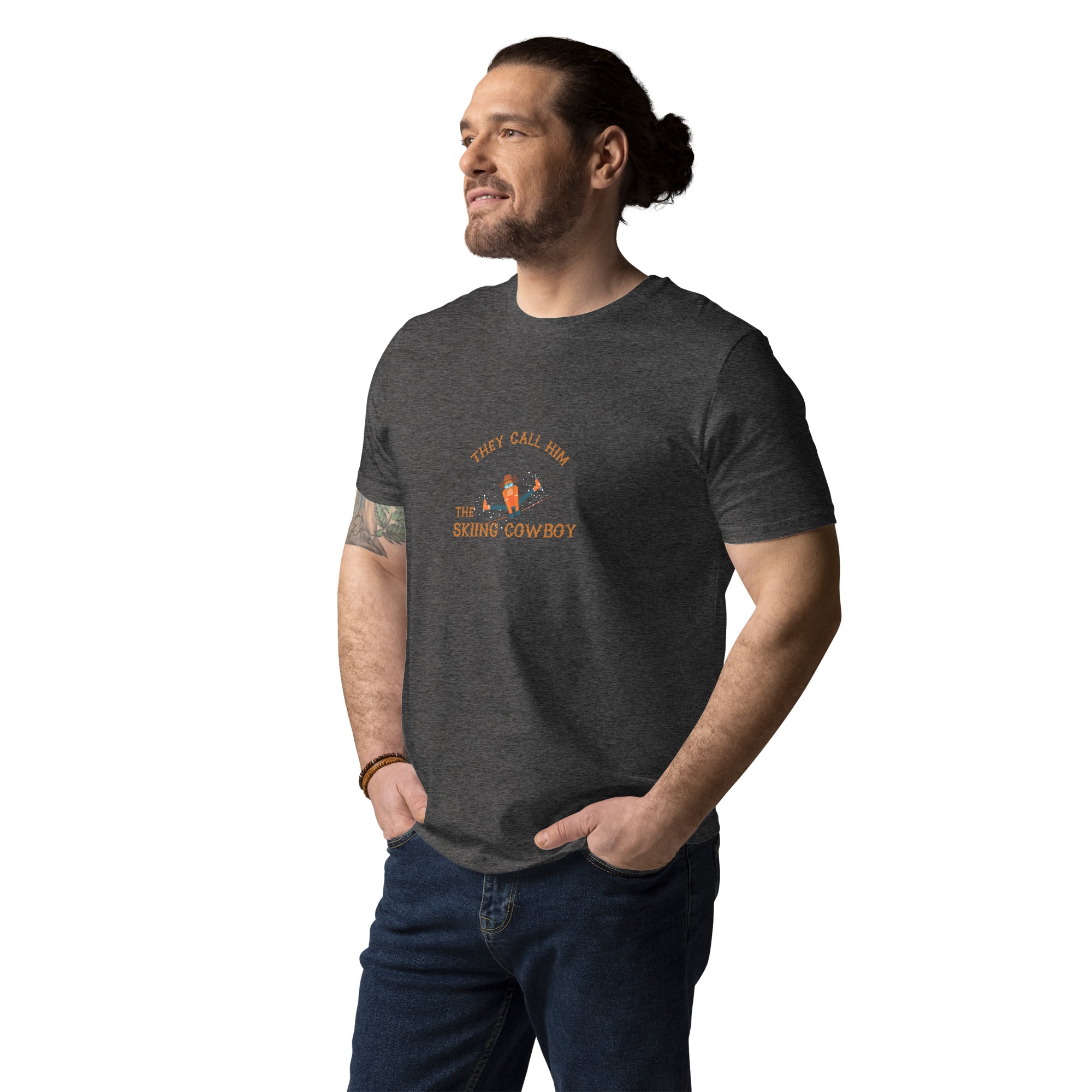 Unisex organic cotton t-shirt Hot Dogger on dark colors