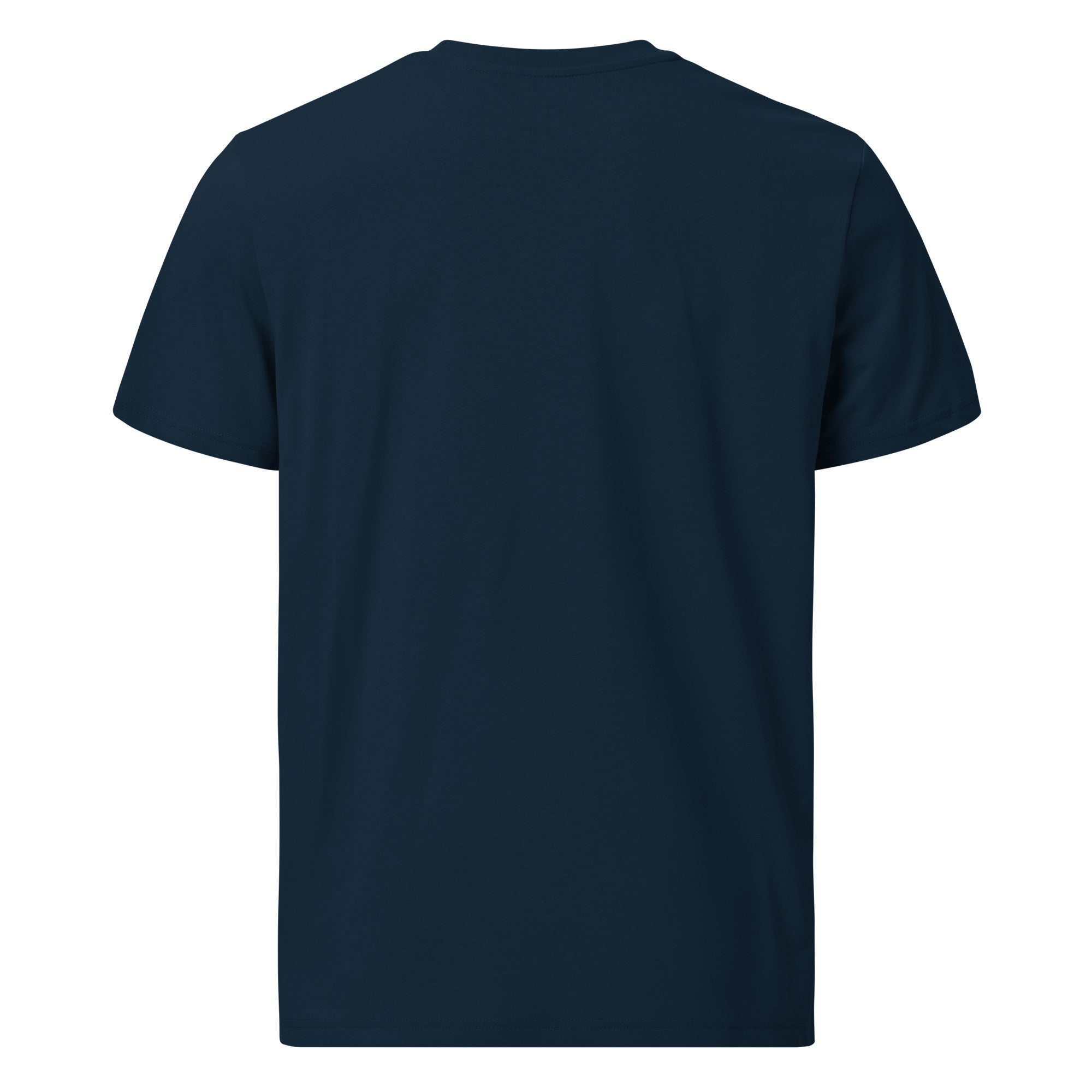 Unisex organic cotton t-shirt Ski Bum embroidered pattern