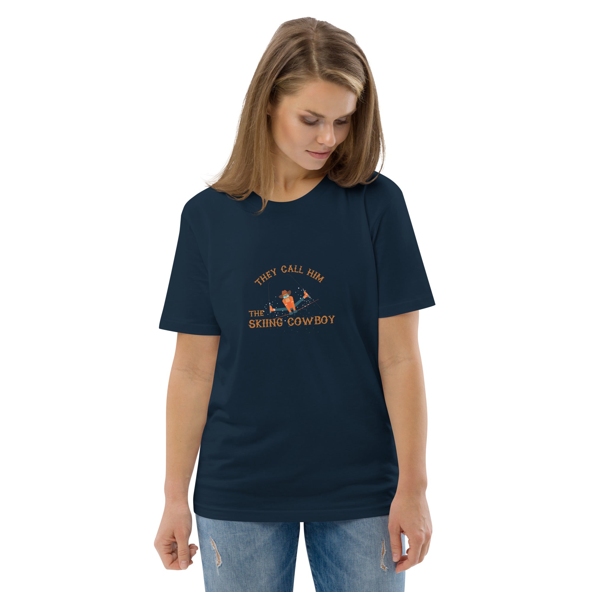Unisex organic cotton t-shirt Hot Dogger on dark colors