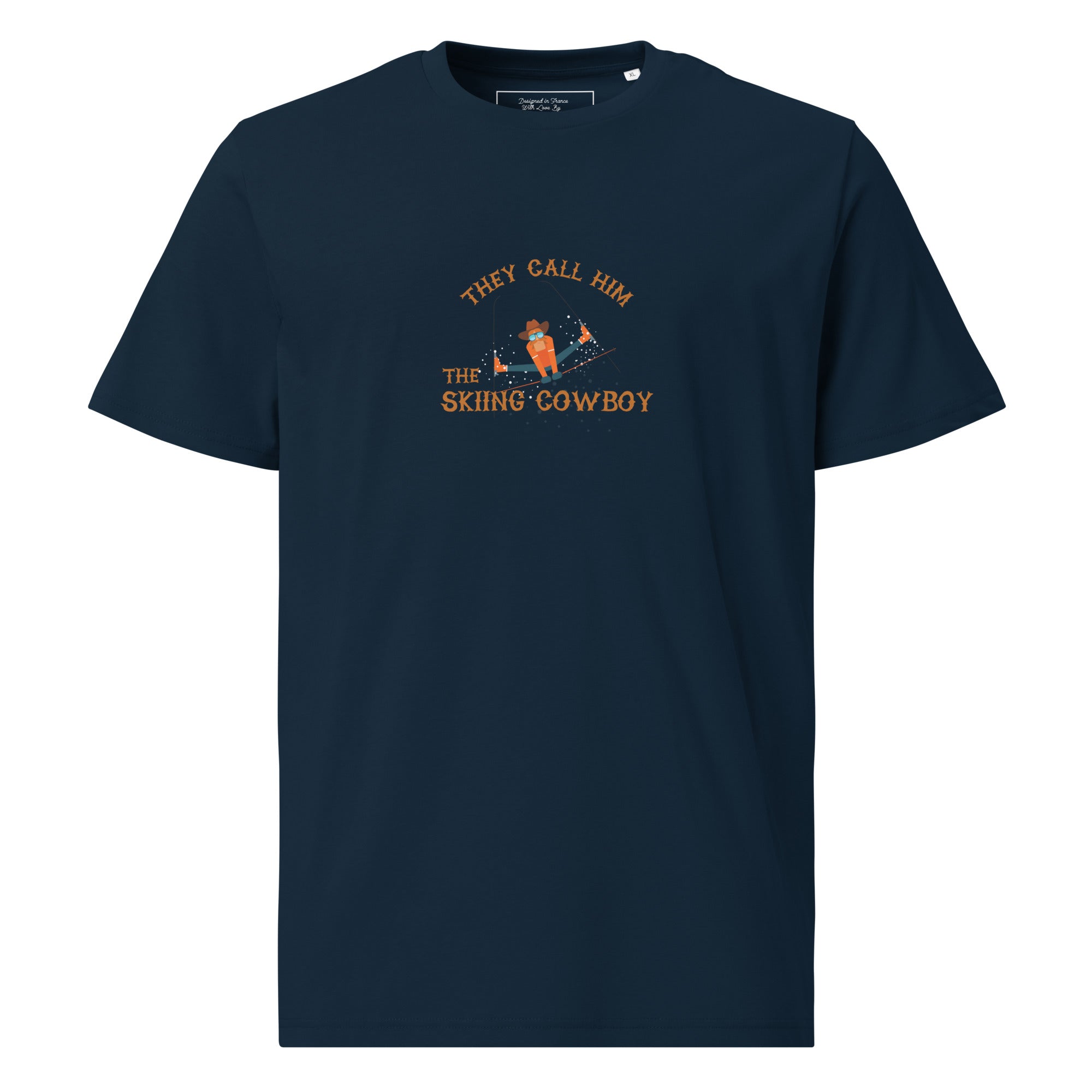 Unisex organic cotton t-shirt Hot Dogger on dark colors