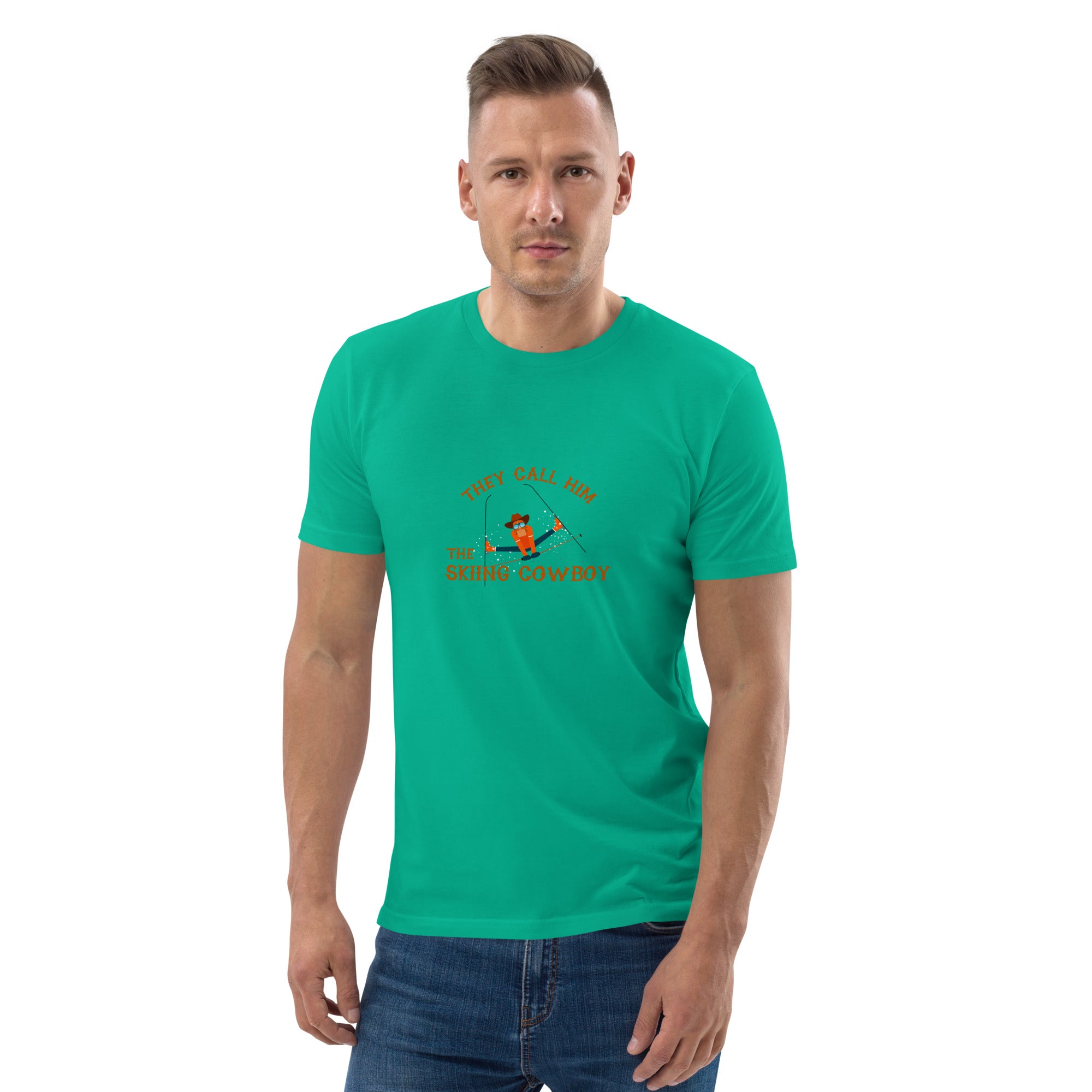 T-shirt unisexe en coton biologique Hot Dogger sur couleurs vives