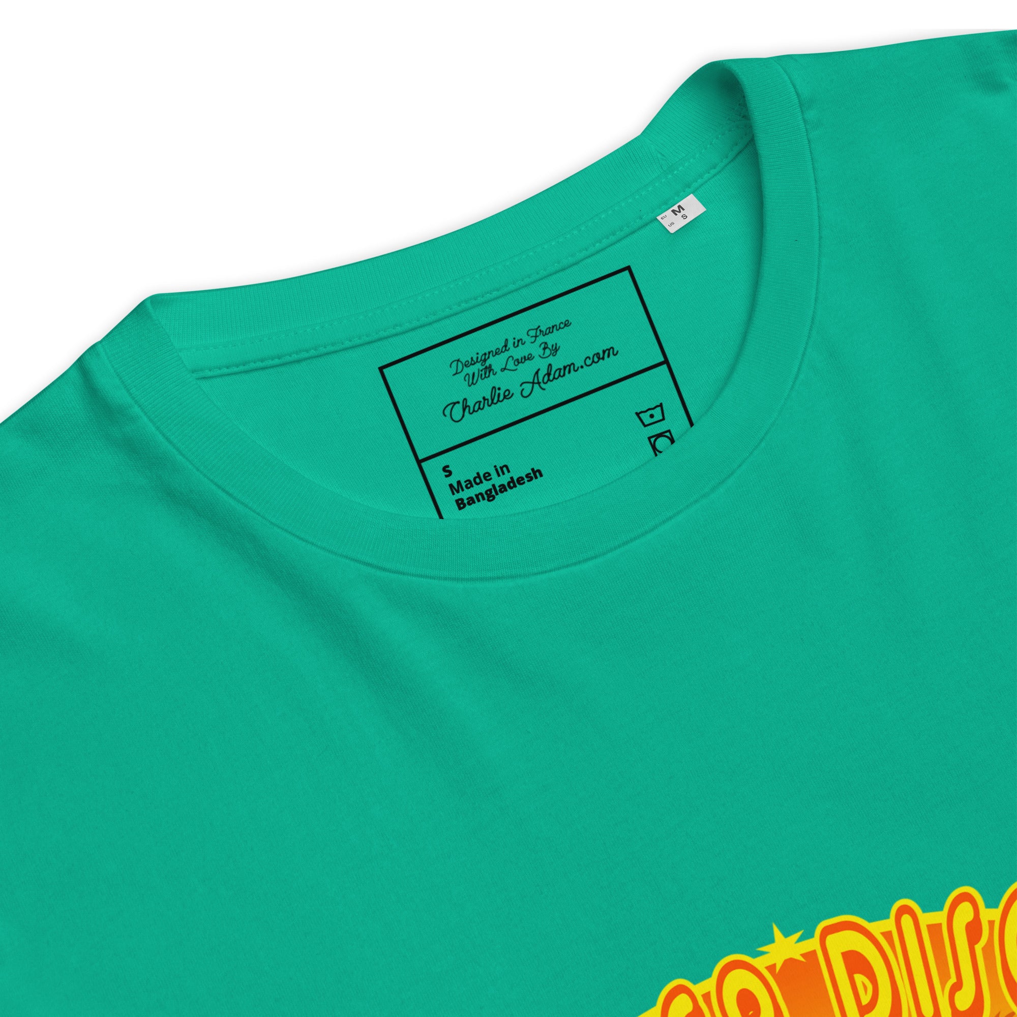 T-shirt unisexe en coton biologique Roller Disco 1975