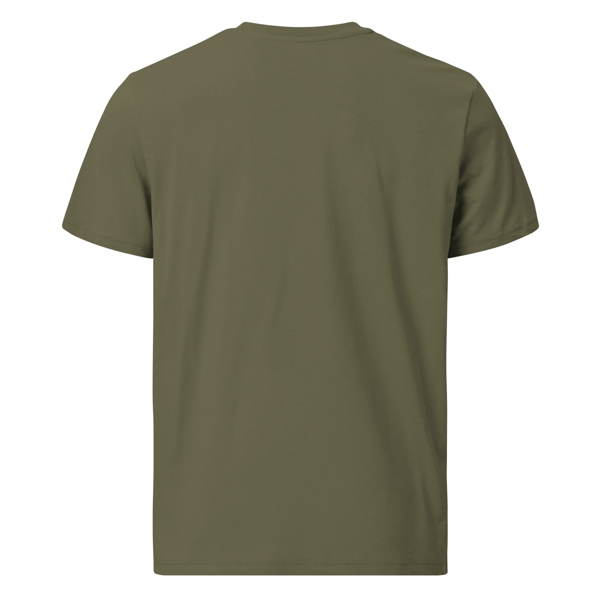 Unisex organic cotton t-shirt Ski Bum embroidered pattern