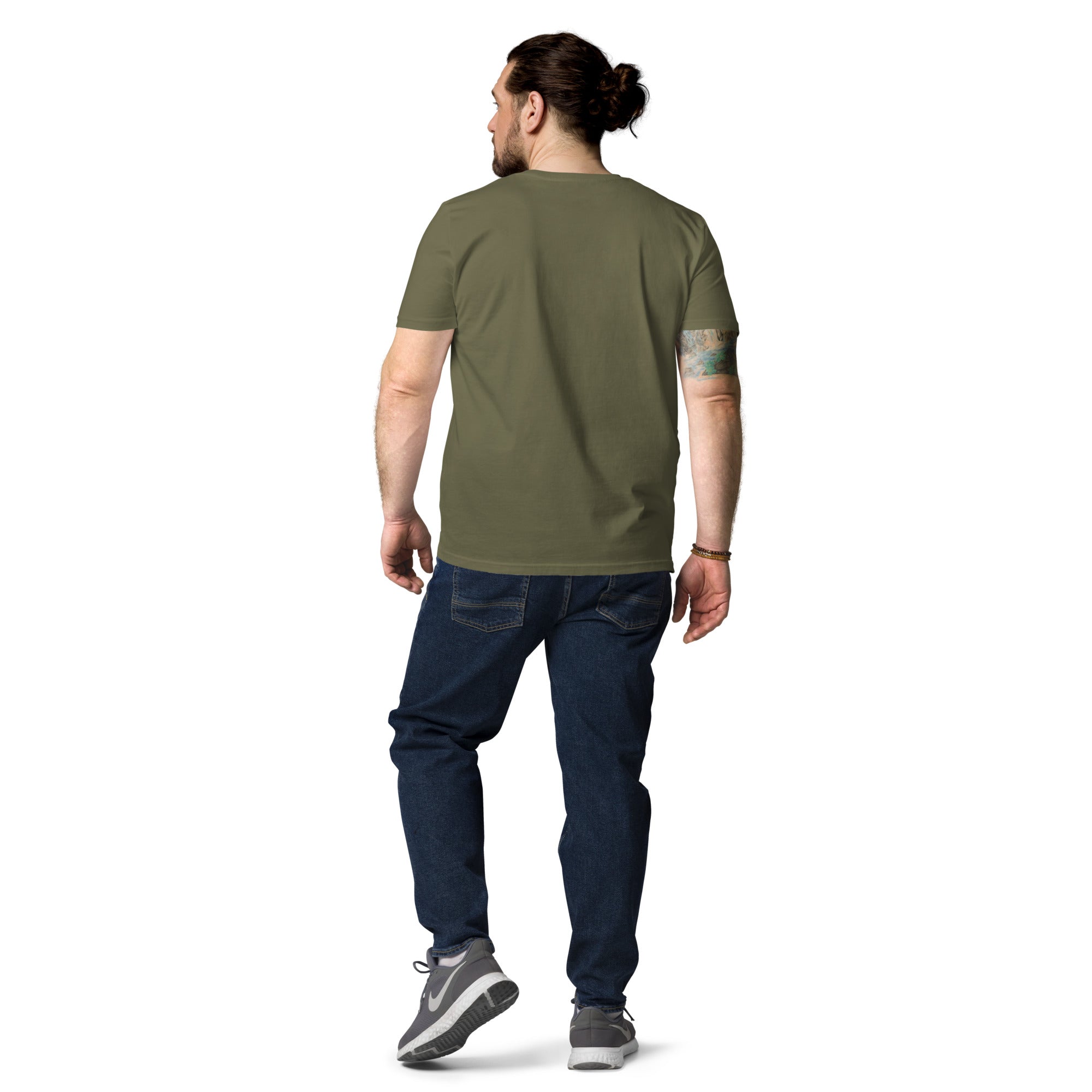 Unisex organic cotton t-shirt License To Chill Vamos a la Playa on dark colors