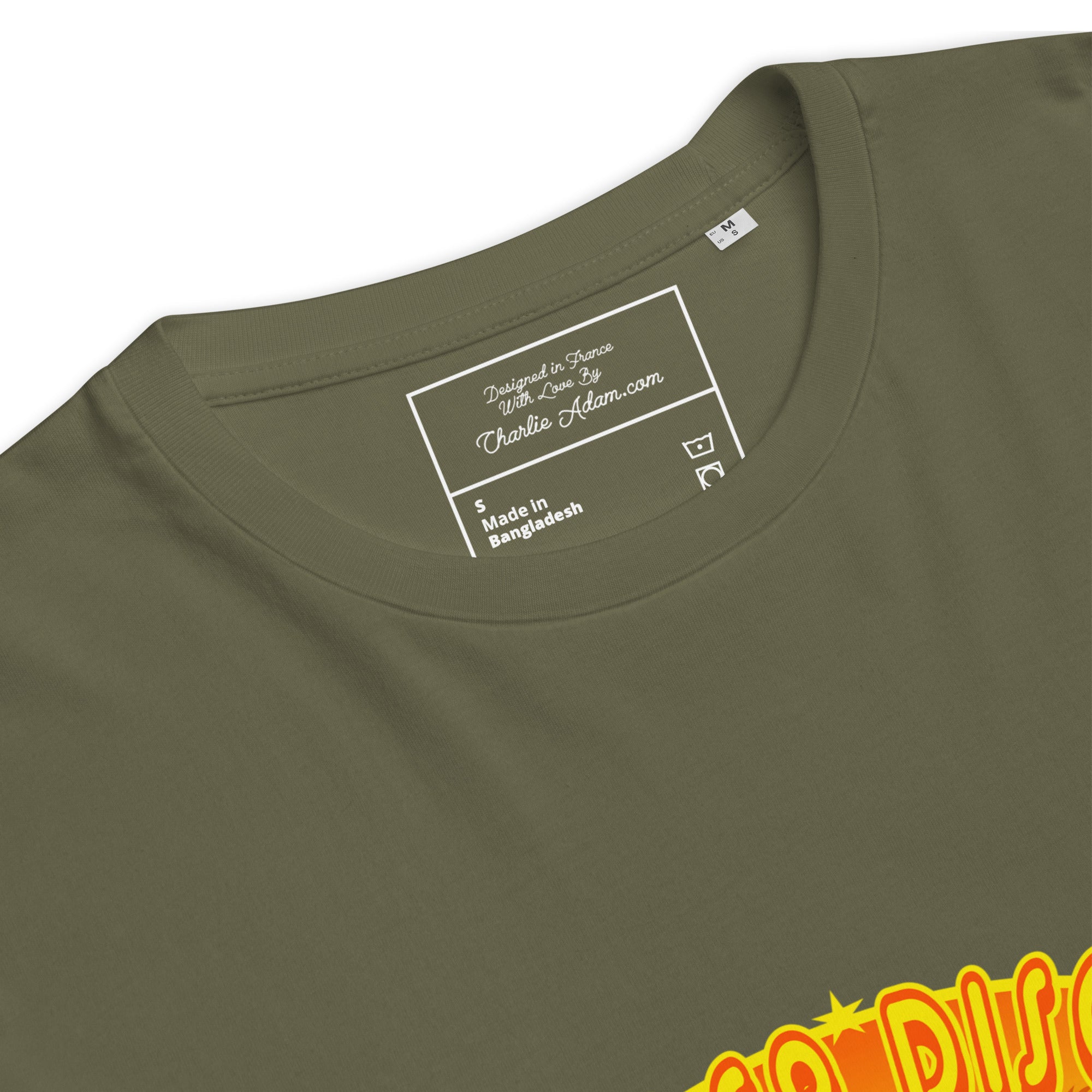 T-shirt unisexe en coton biologique Roller Disco 1975