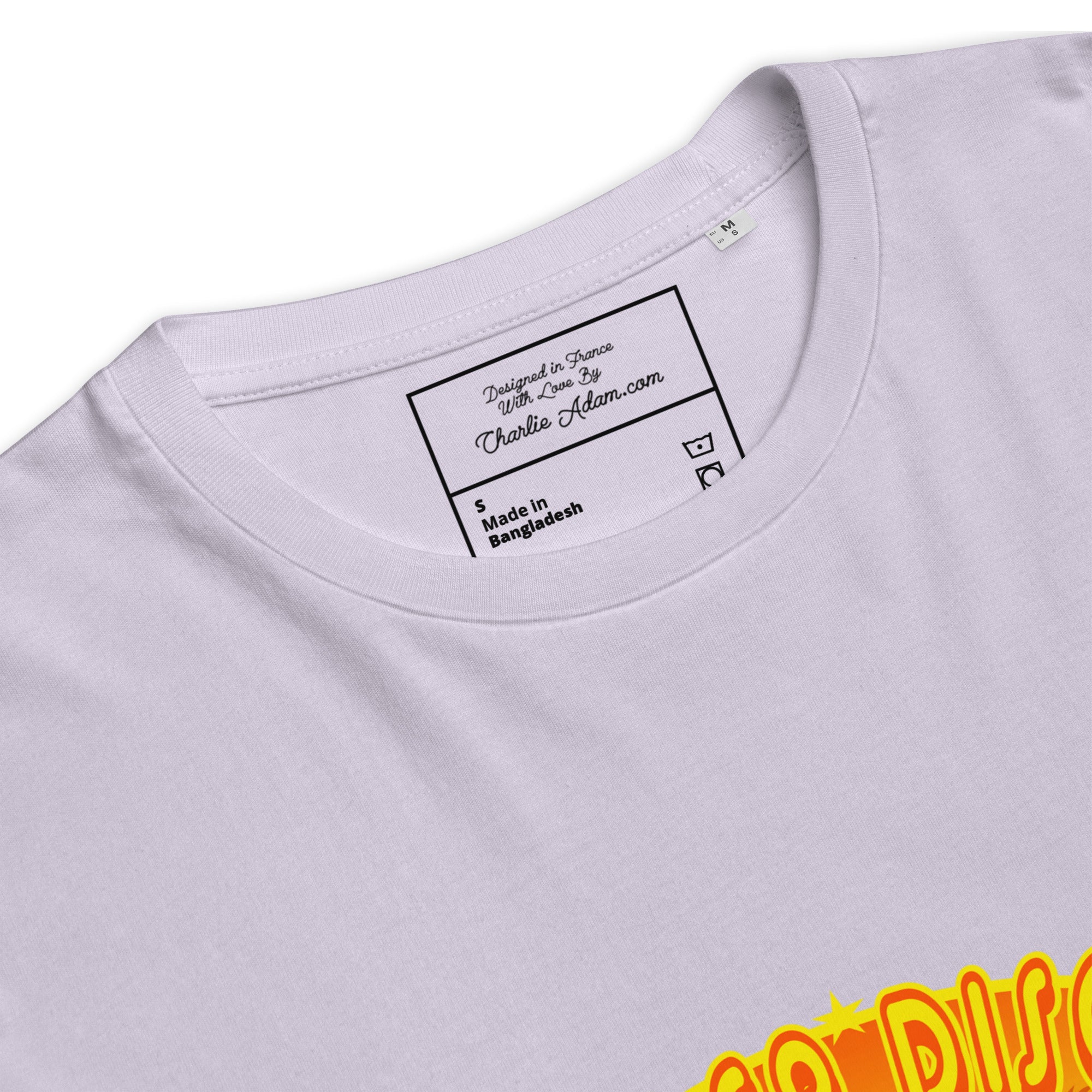 T-shirt unisexe en coton biologique Roller Disco 1975