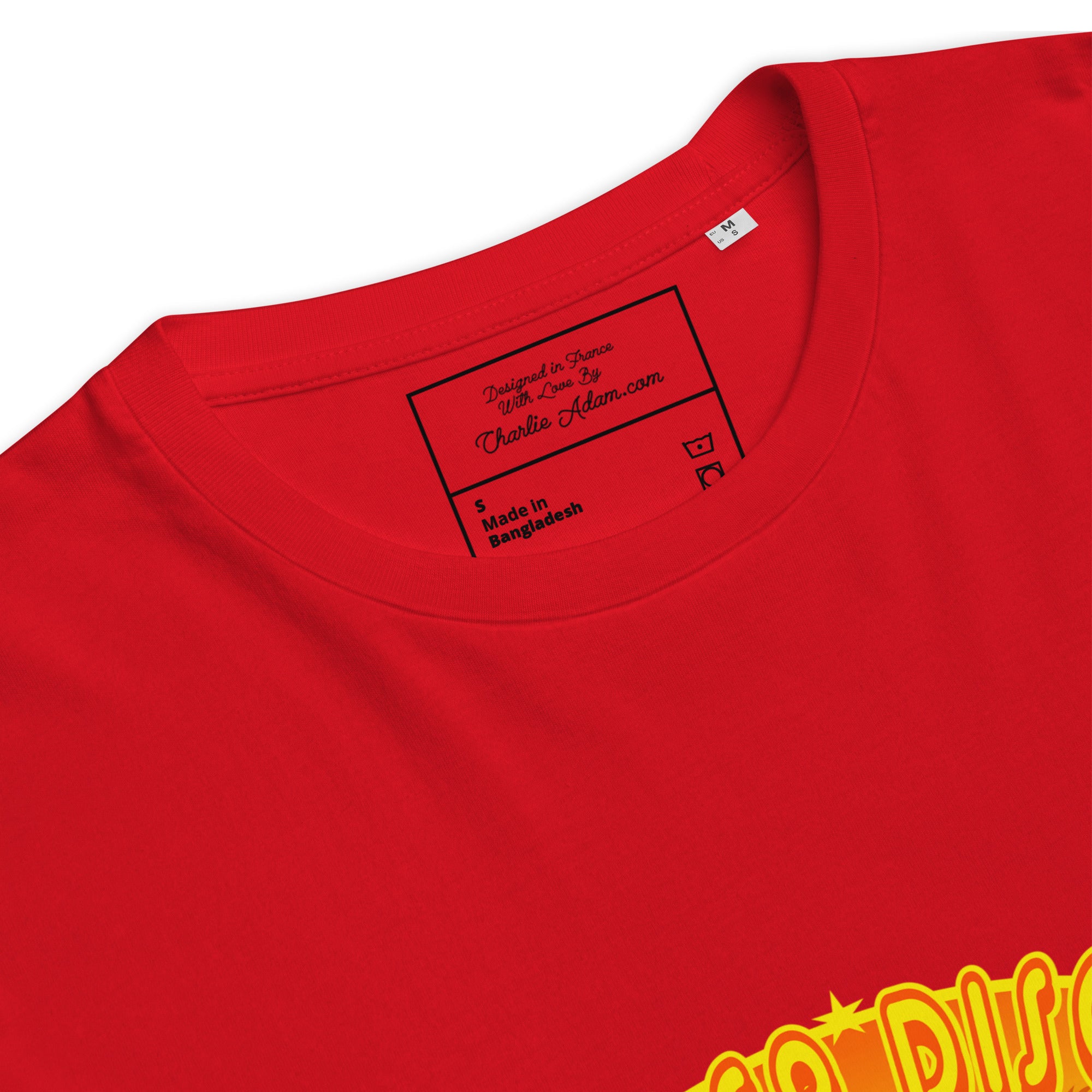 T-shirt unisexe en coton biologique Roller Disco 1975