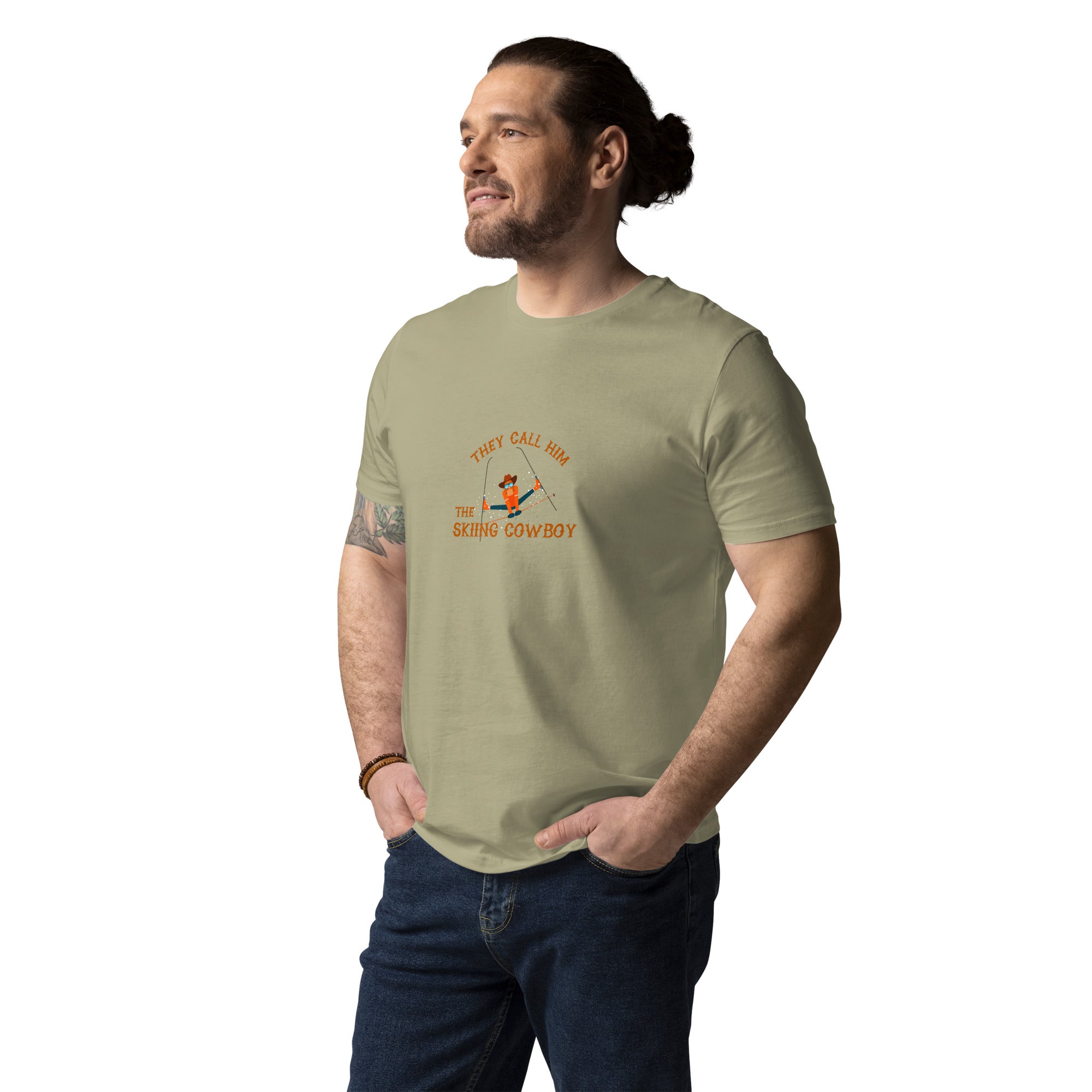 Unisex organic cotton t-shirt Hot Dogger on dark colors